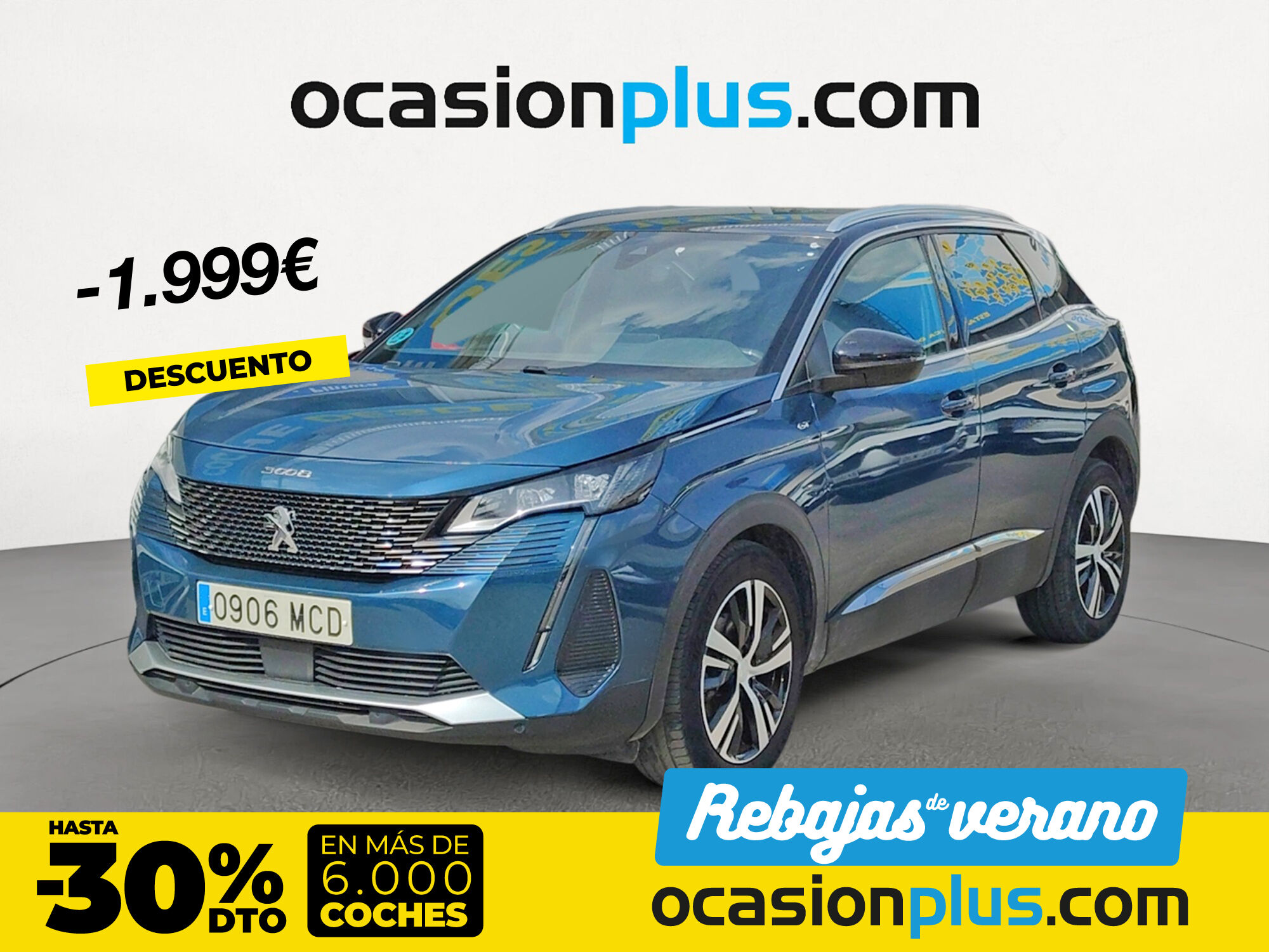 PEUGEOT 3008 (BlueHDi 130 S&S GT EAT8 96 kW (130 CV)) en Madrid