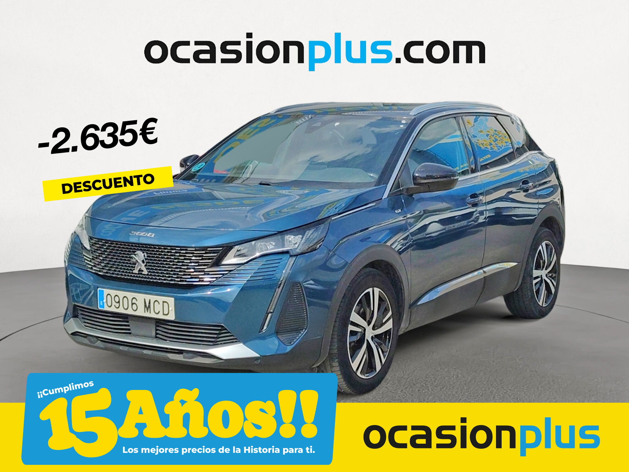 PEUGEOT 3008 (BlueHDi 130 S&S GT EAT8 96 kW (130 CV)) en Madrid