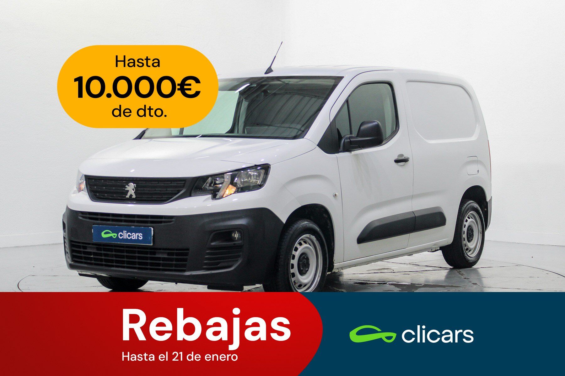 PEUGEOT Partner (Partner 1.5BlueHDI S&S Premium Standard 600kg 100) en Madr