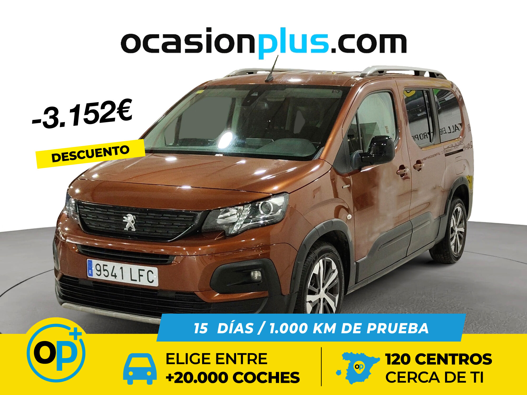 PEUGEOT Rifter (GT Line Long PureTech 96 kW (130 CV) EAT8) en Madrid
