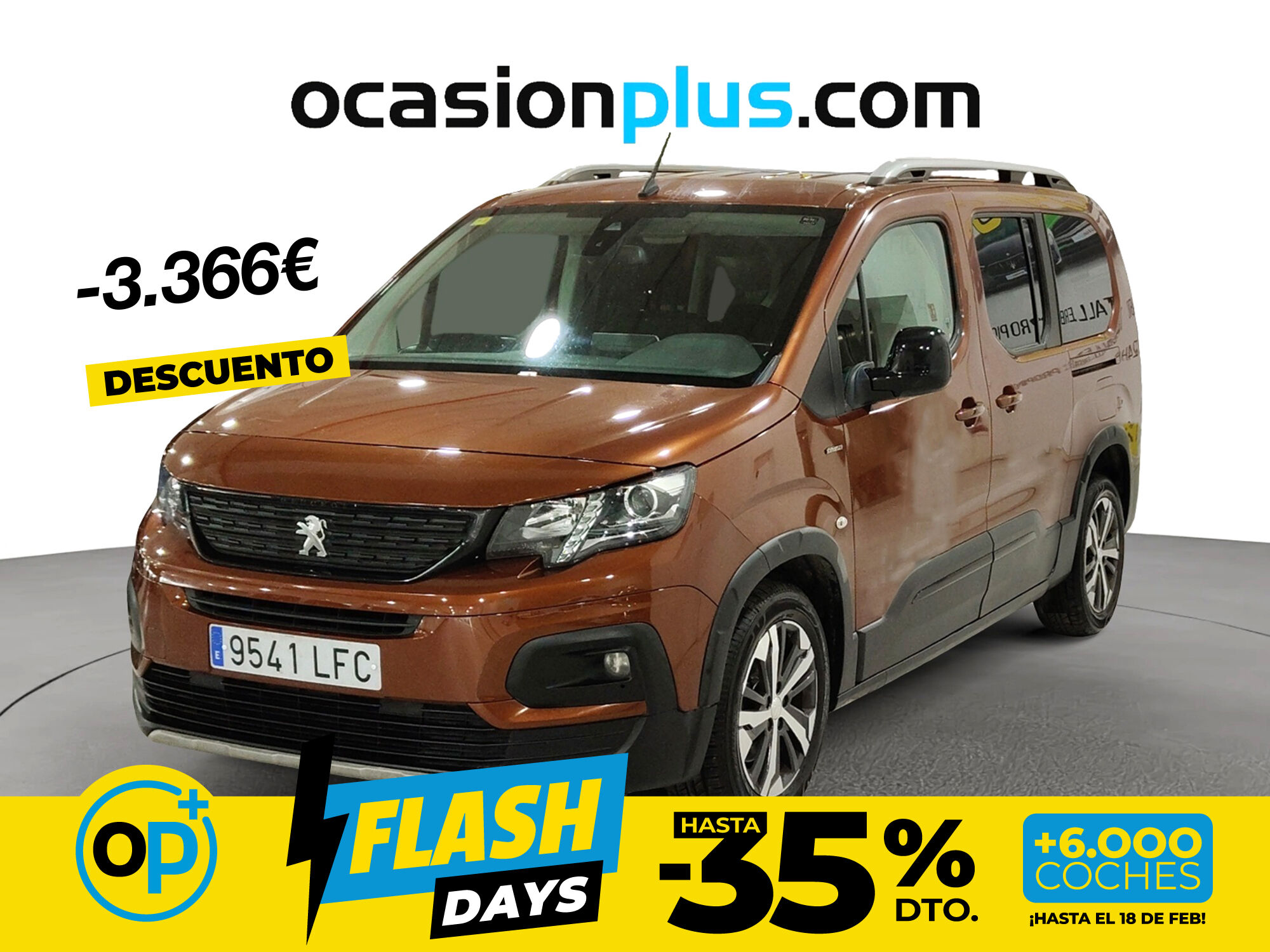 Foto del PEUGEOT Rifter 1.2 PureTech S&S Long GT Line EAT8 130