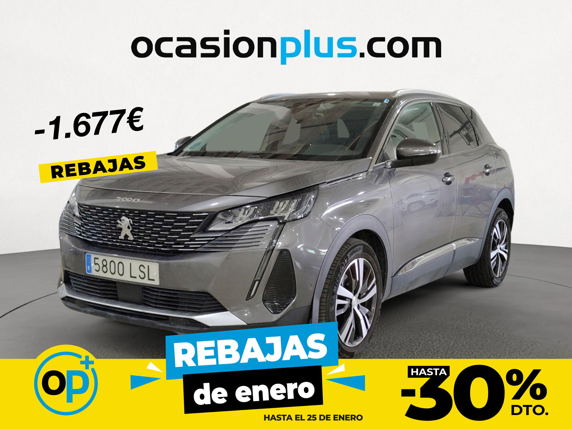 PEUGEOT 3008 (BlueHDi 130 S&S Allure Pack EAT8 96 kW (130 CV)) en Madrid