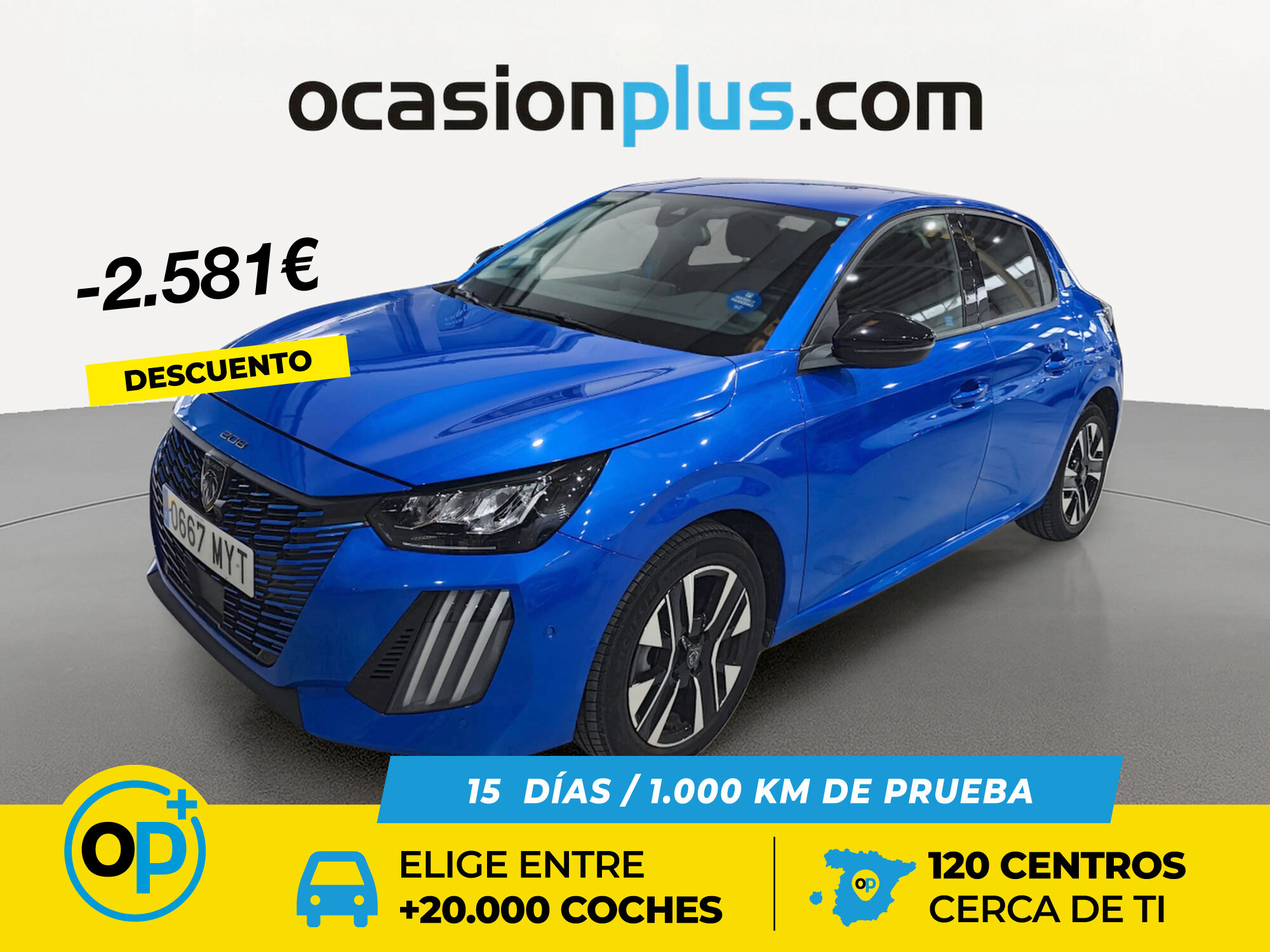 PEUGEOT 208 (Allure Hybrid eDCS6 75 kW (100 CV)) en Madrid