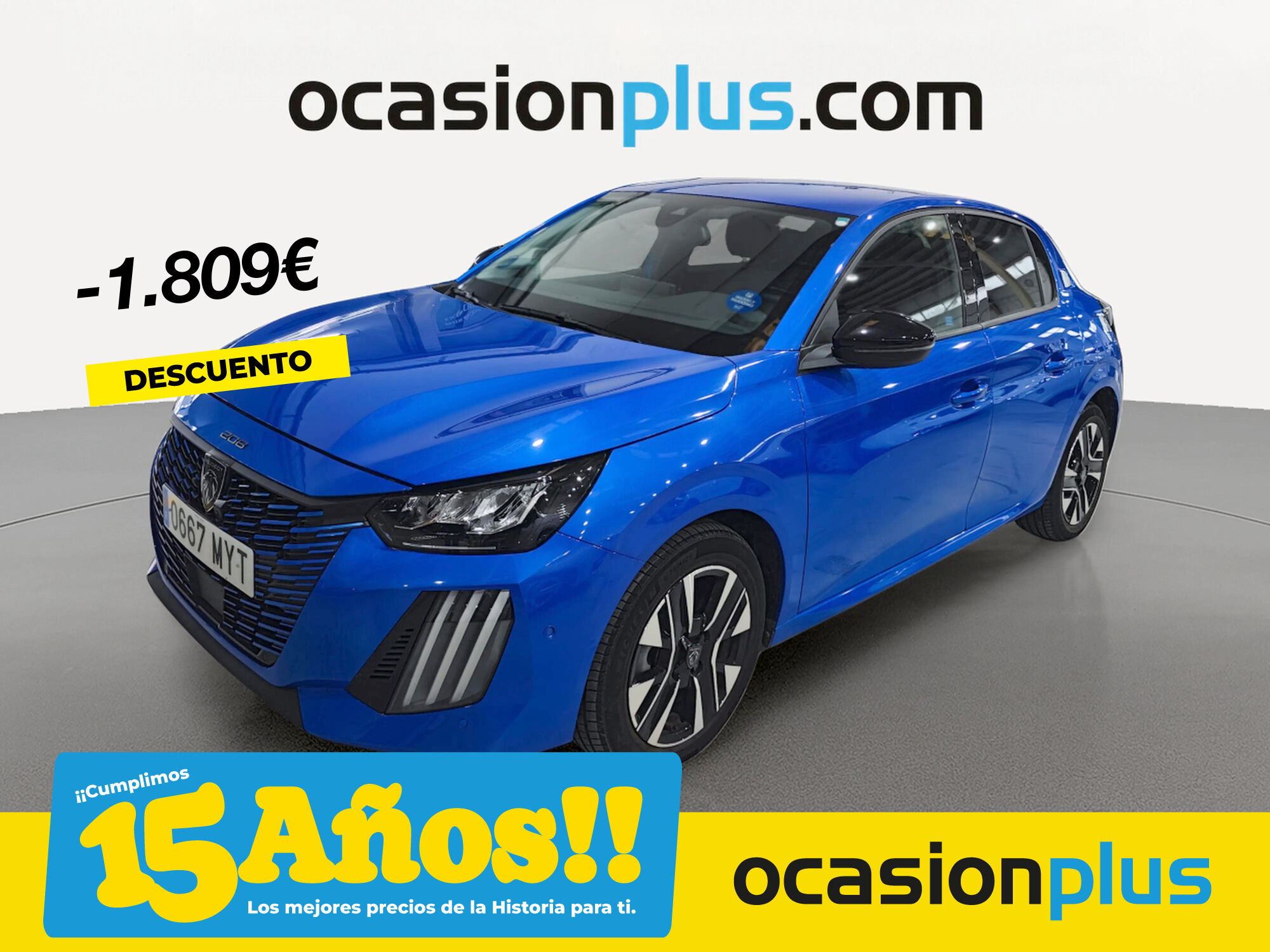 PEUGEOT 208 (Allure Hybrid eDCS6 75 kW (100 CV)) en Madrid
