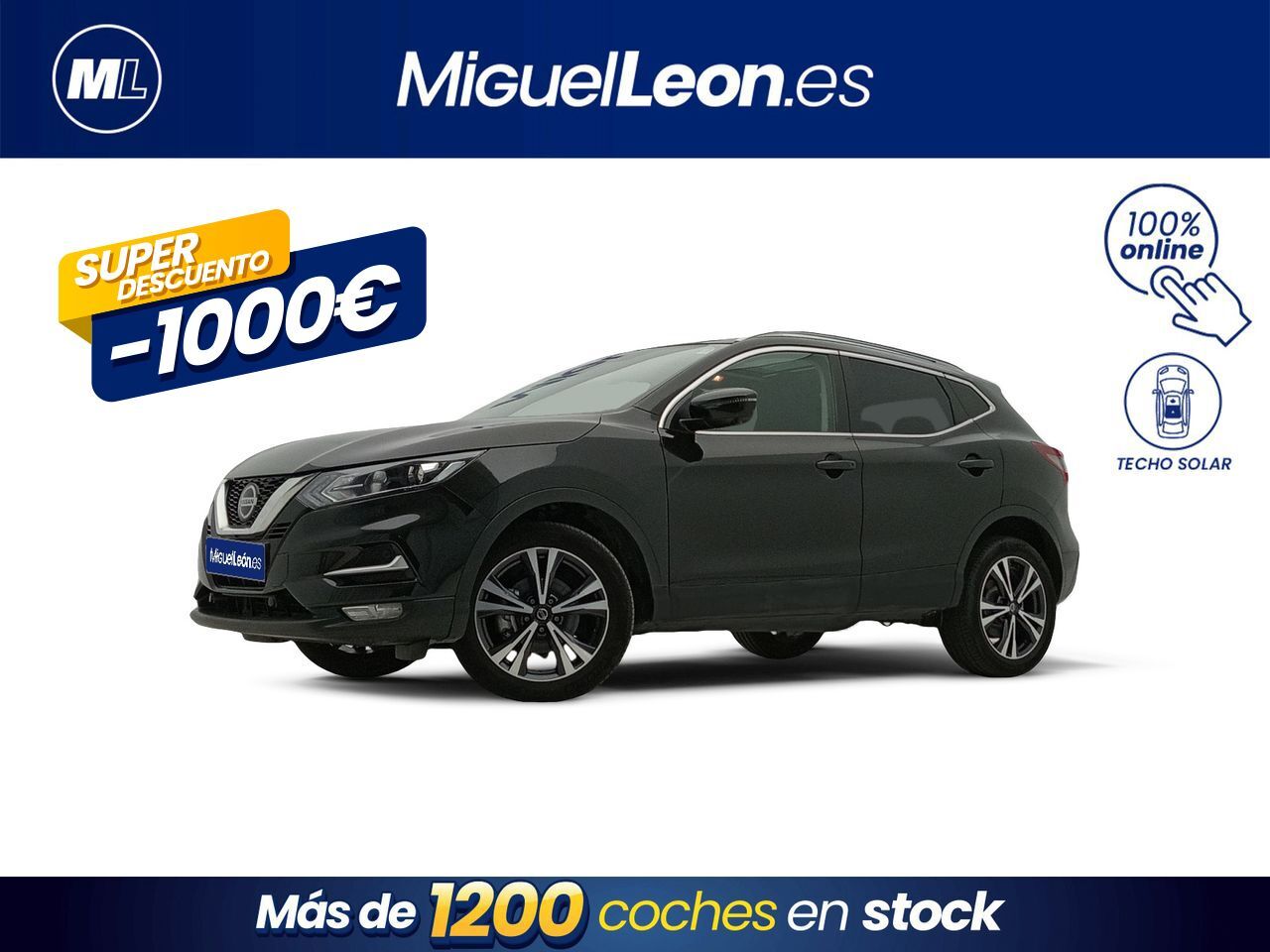 NISSAN Qashqai (DIG-T 103 kW (140 CV) E6D N-CONNECTA) en Palmas, Las
