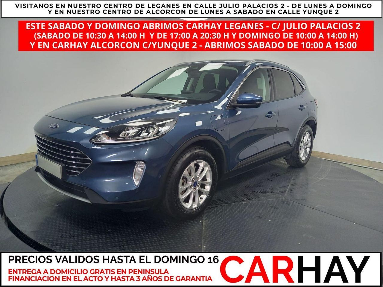 FORD Kuga (2.5I PHEV 165KW TITANIUM AUTO Winter) en Madrid