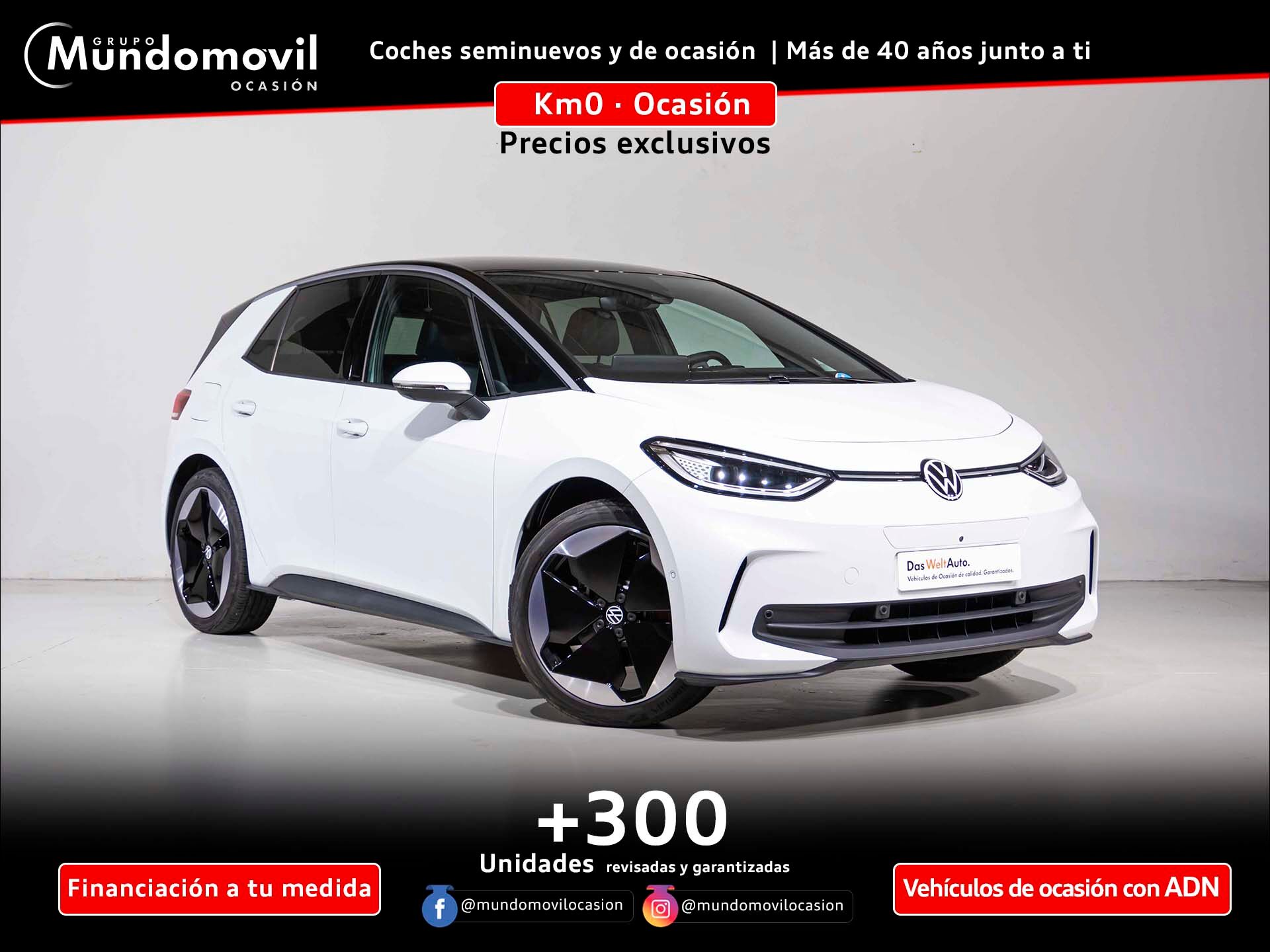 VOLKSWAGEN ID3 (BEV 82KWH 150KW PRO S AUTO 5P) en Navarra