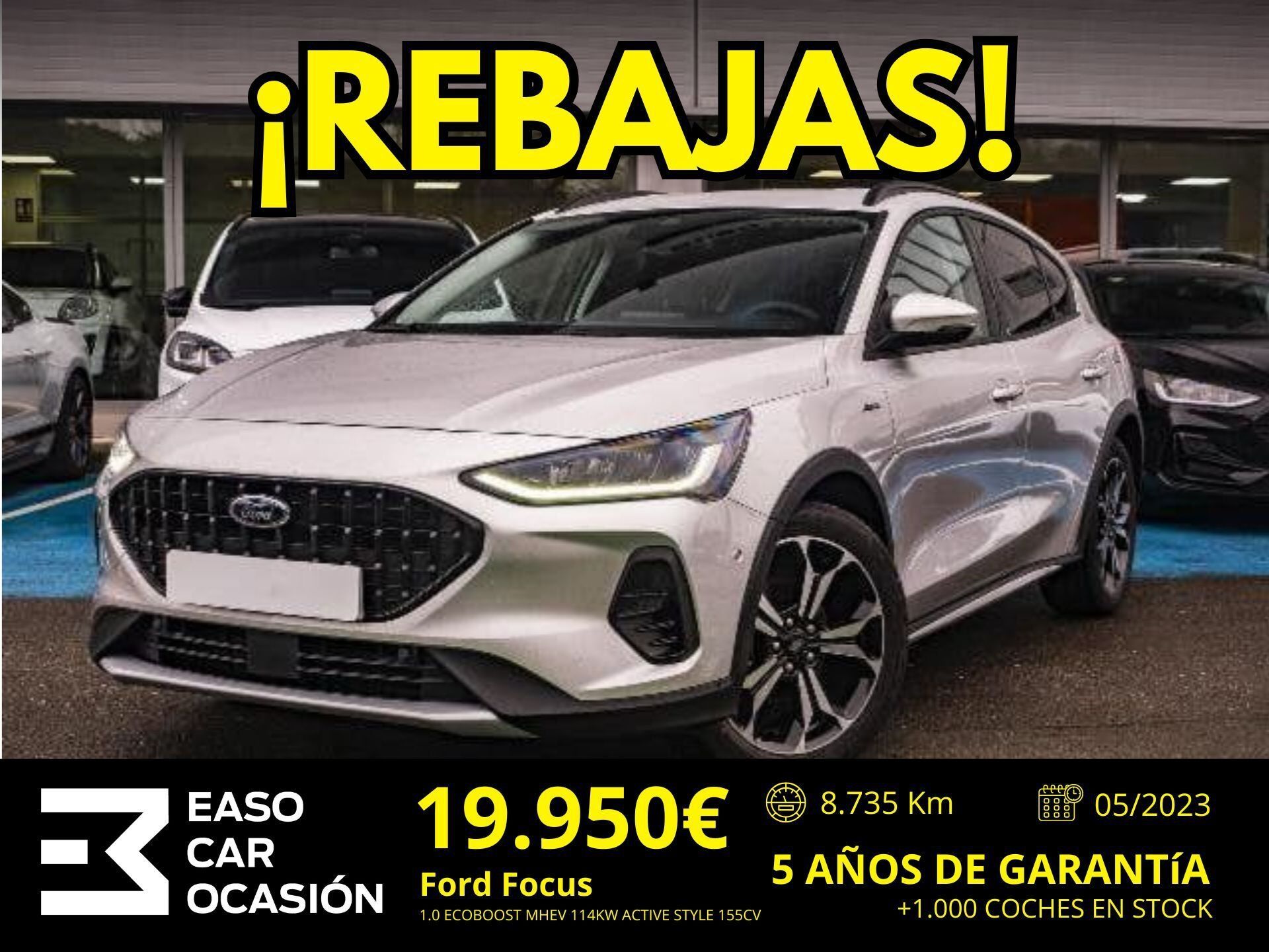 FORD Focus (1.0 ECOBOOST MHEV 114KW ACTIVE STYLE 155 5P) en Guipúzcoa