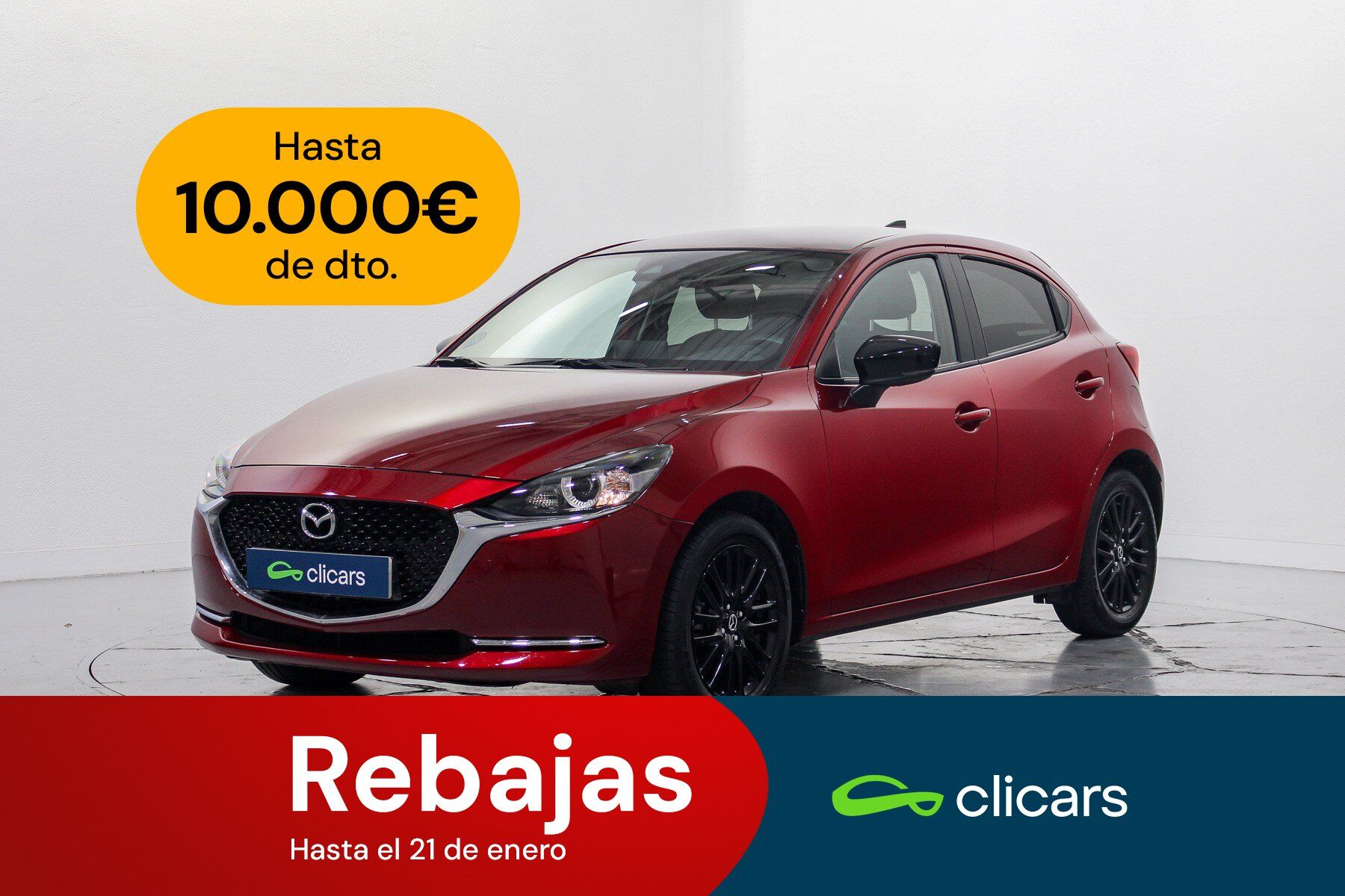 MAZDA Mazda2 (Mazda2 1.5 e-Skyactiv-g Homura pantalla 8´´ 66kW) en Madrid