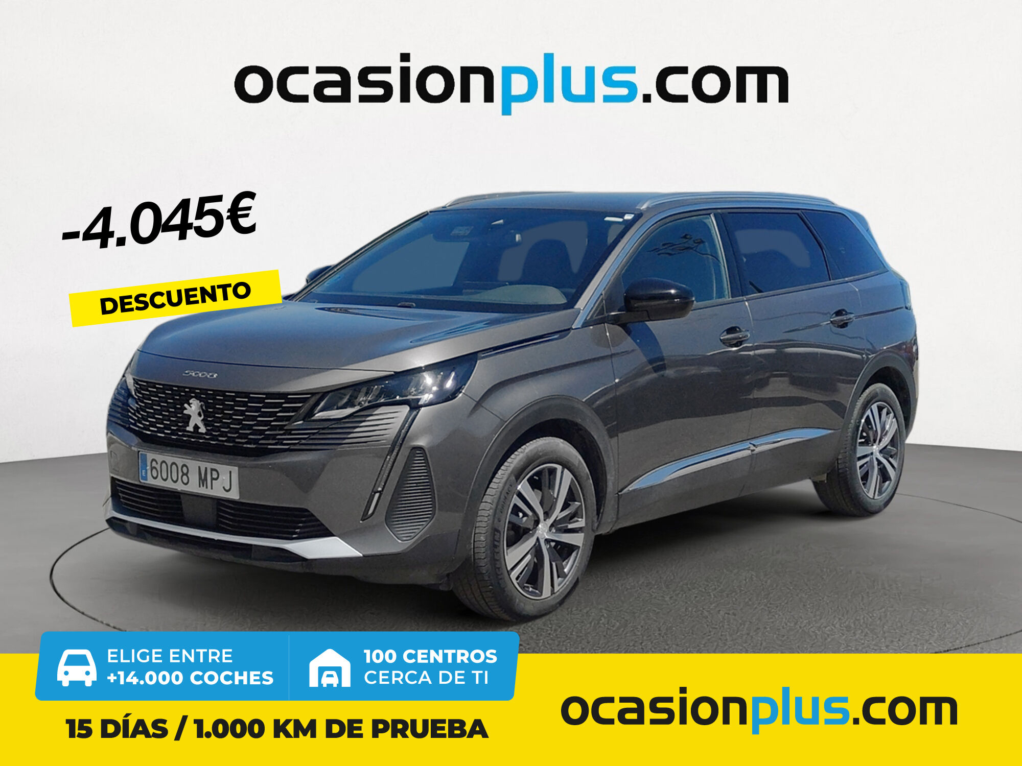 PEUGEOT 5008 (Hybrid 1.2 Allure Pack eDCS6 100 kW (136 CV)) en Madrid