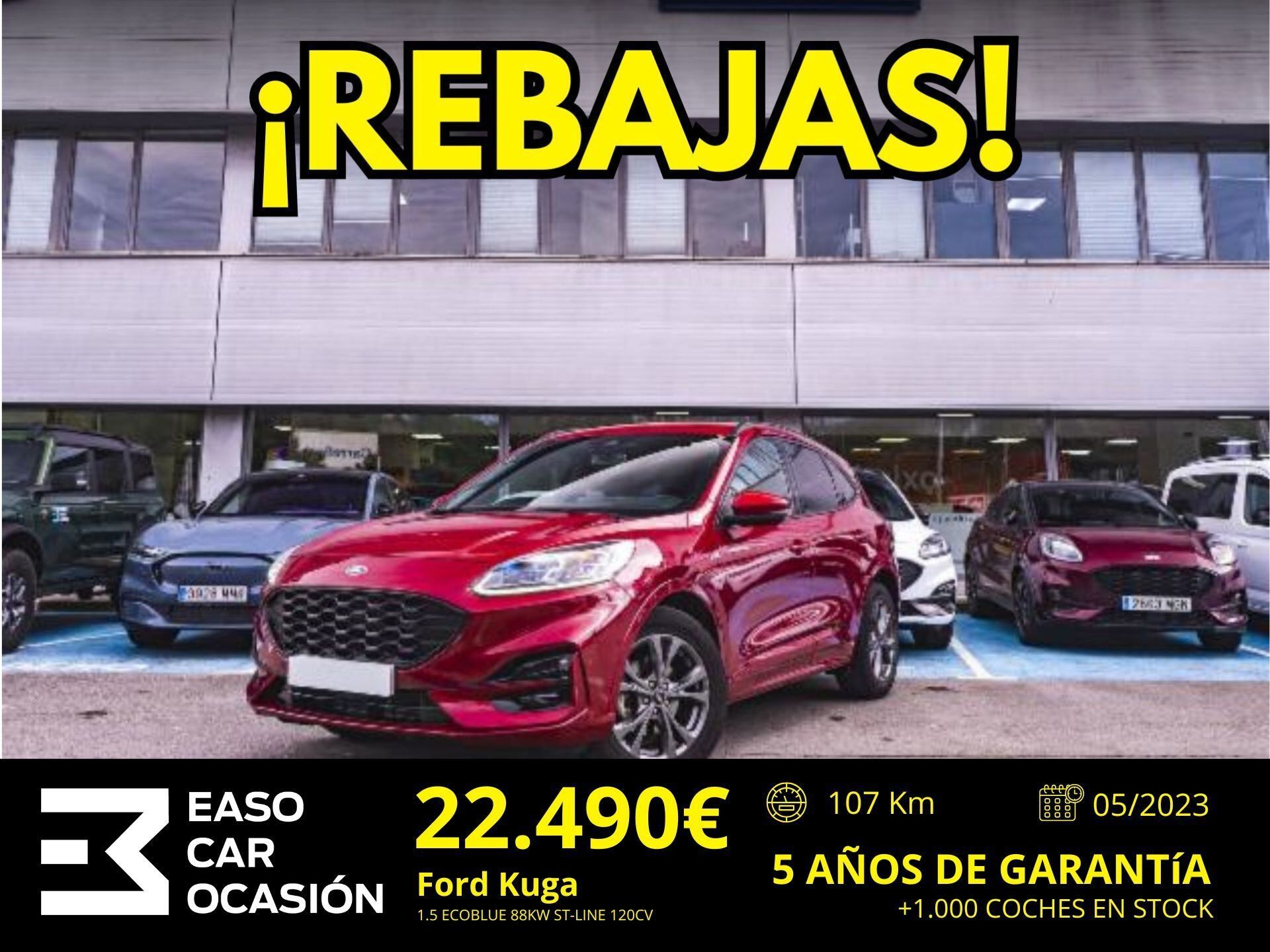 FORD Kuga (1.5 ECOBLUE 88KW ST-LINE 120 5P) en Guipúzcoa