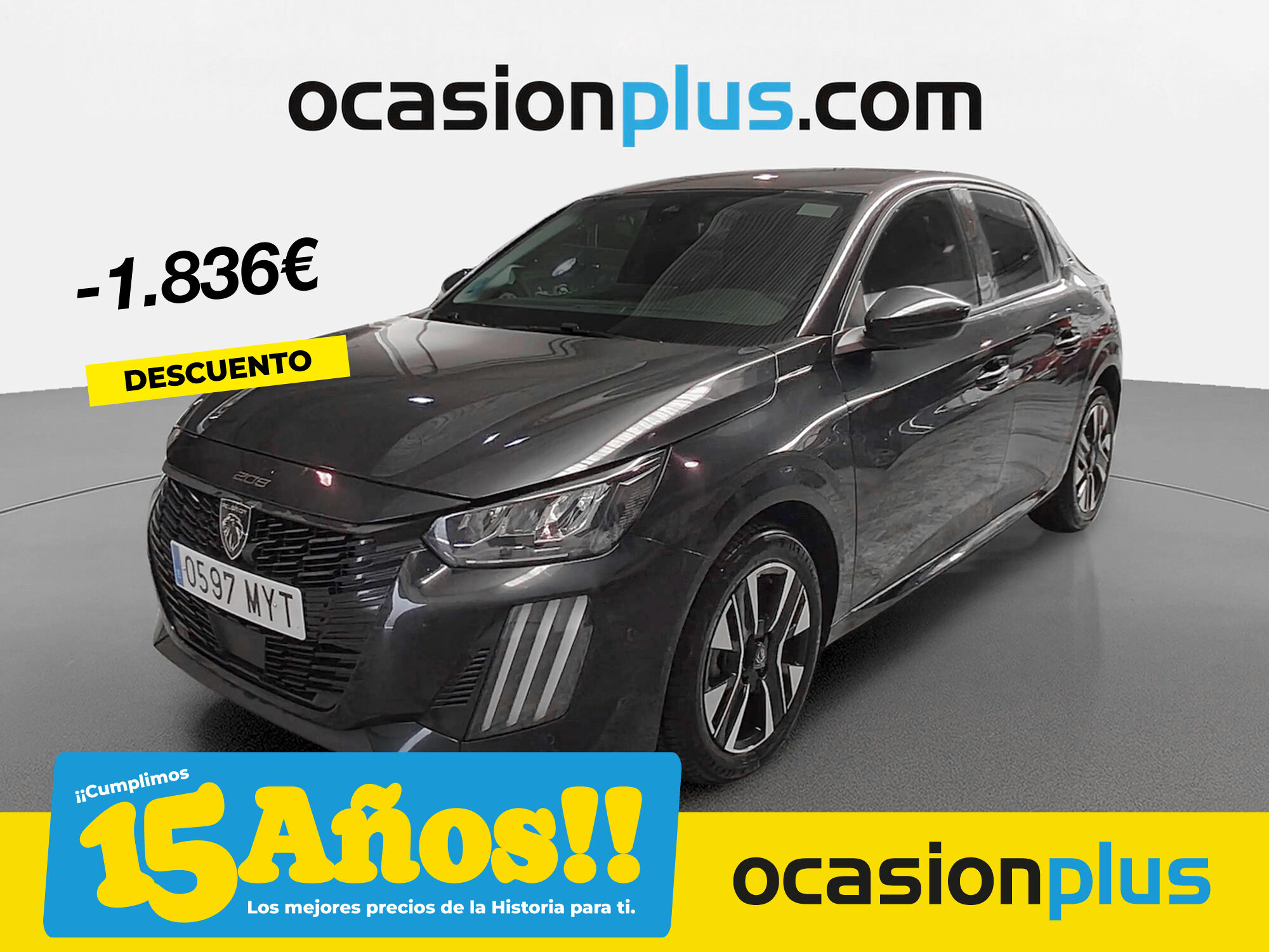 PEUGEOT 208 (Allure Hybrid eDCS6 75 kW (100 CV)) en Madrid