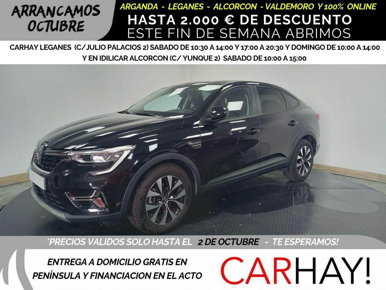 RENAULT Arkana (BUSINESS 1.6 E-TECH HYBRID  BVA6 E6D 145) en Madrid