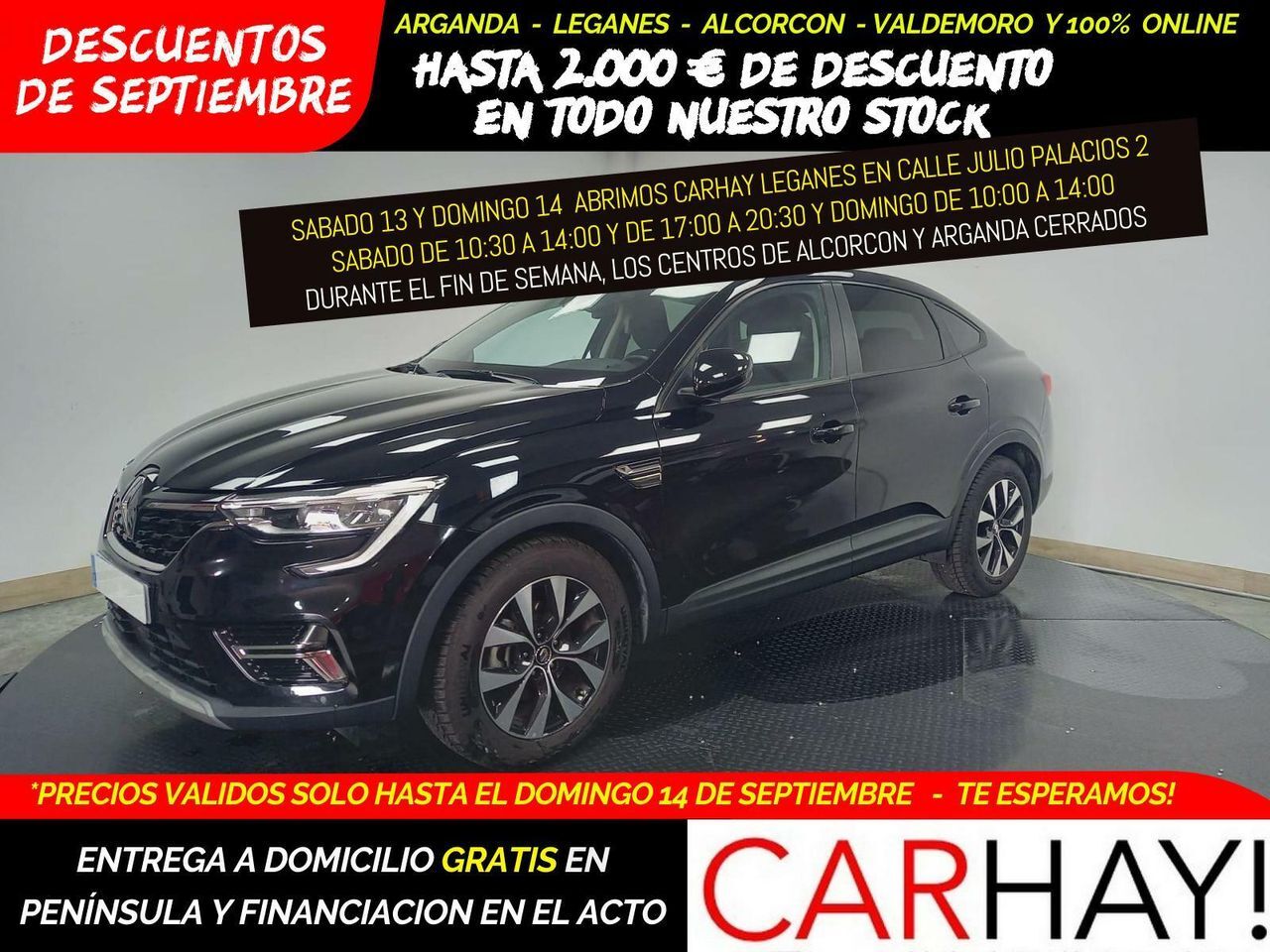 RENAULT Arkana (BUSINESS 1.6 E-TECH HYBRID  BVA6 E6D 145) en Madrid