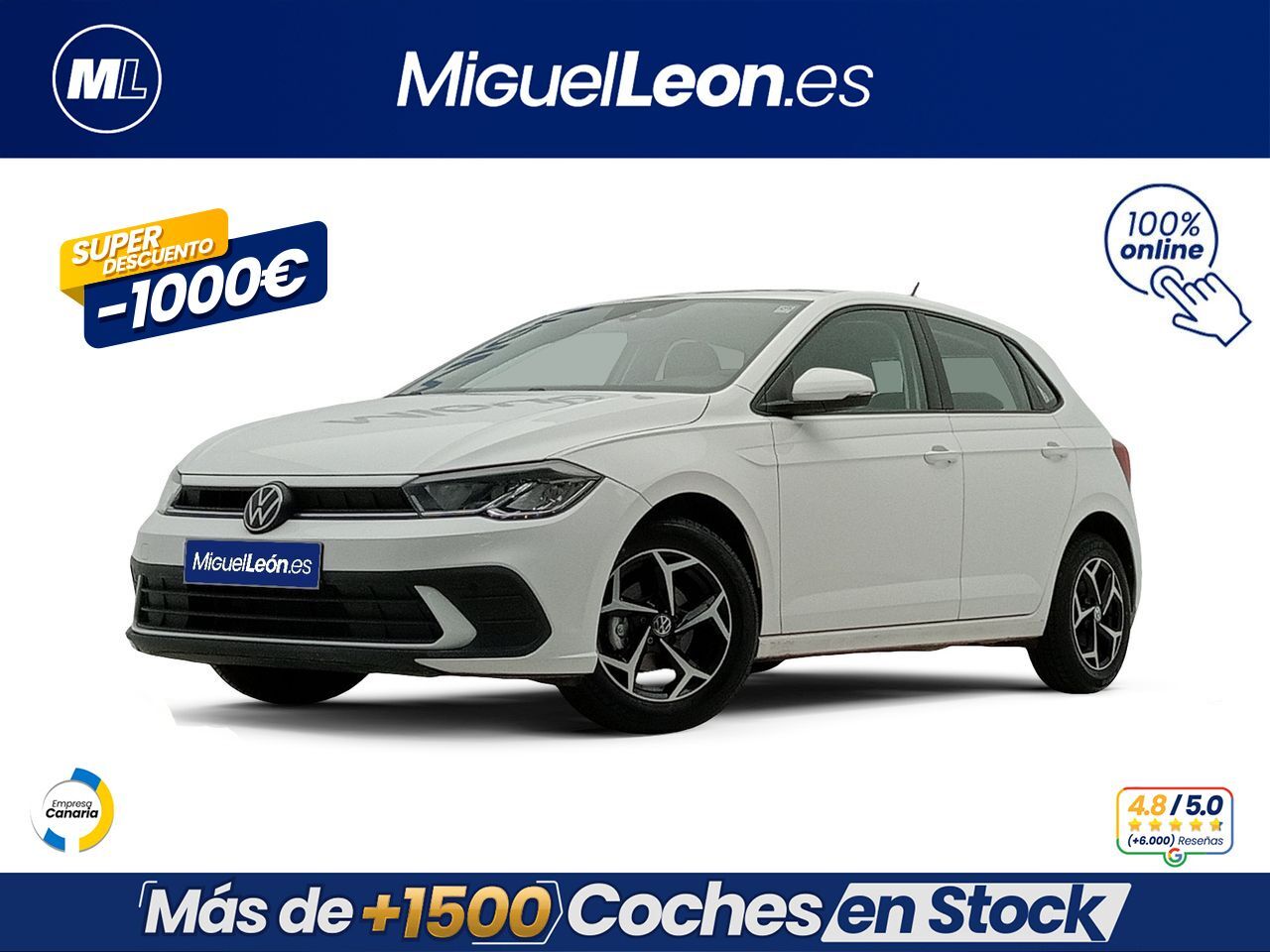 VOLKSWAGEN Polo (Polo 1.0 TSI 70kW (95CV)) en Palmas, Las