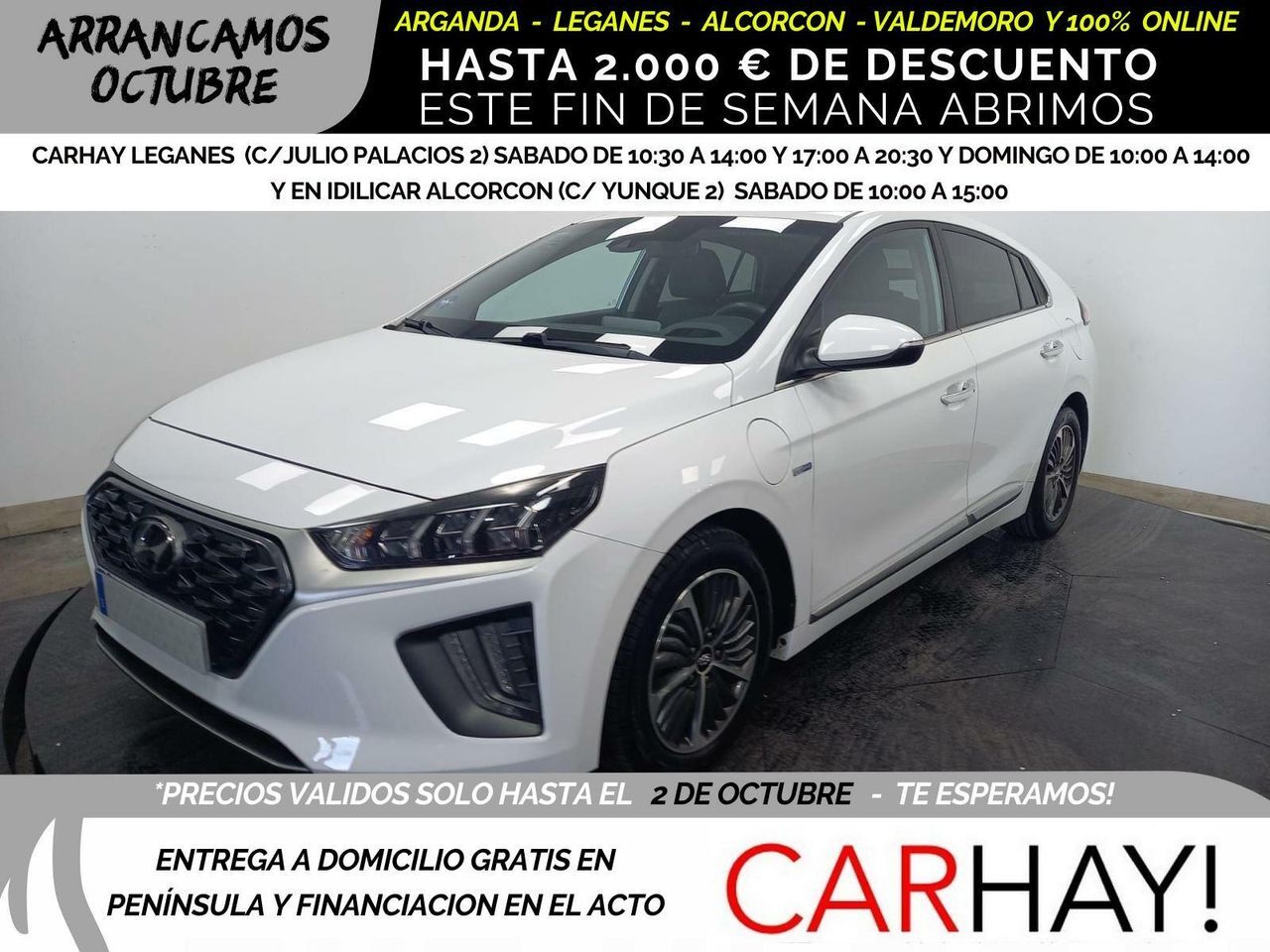 HYUNDAI Ioniq (1.6 GDI PHEV Tecno DT 104kW 5P) en Madrid