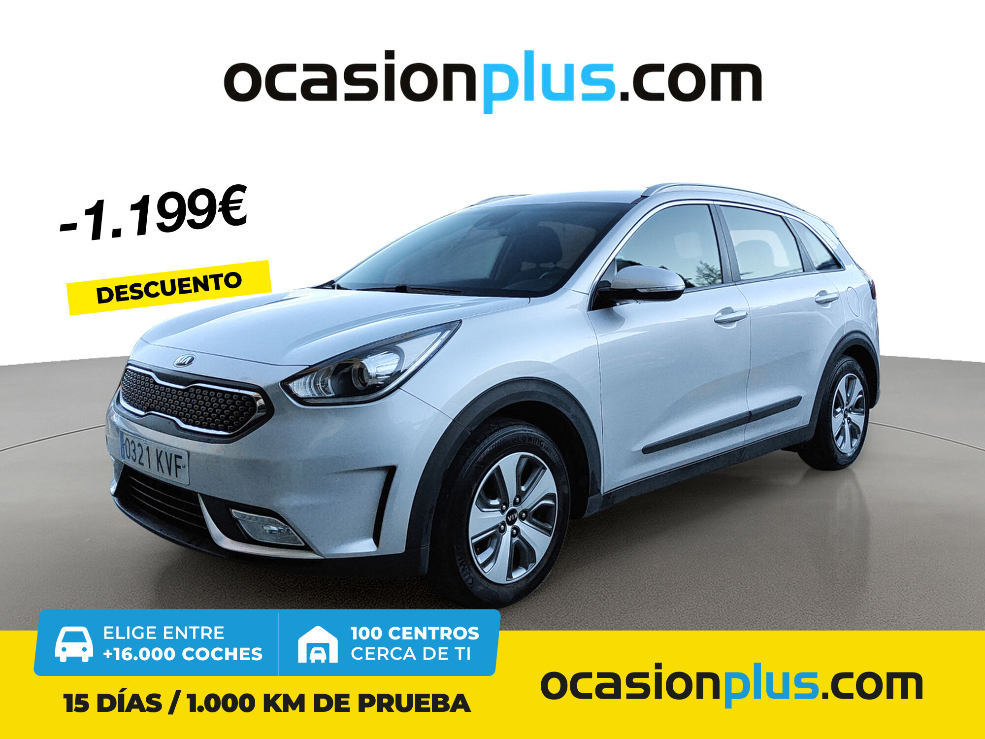 KIA Niro (1.6 GDi HEV Híbrido Drive 104 kW (141 CV)) en Madrid