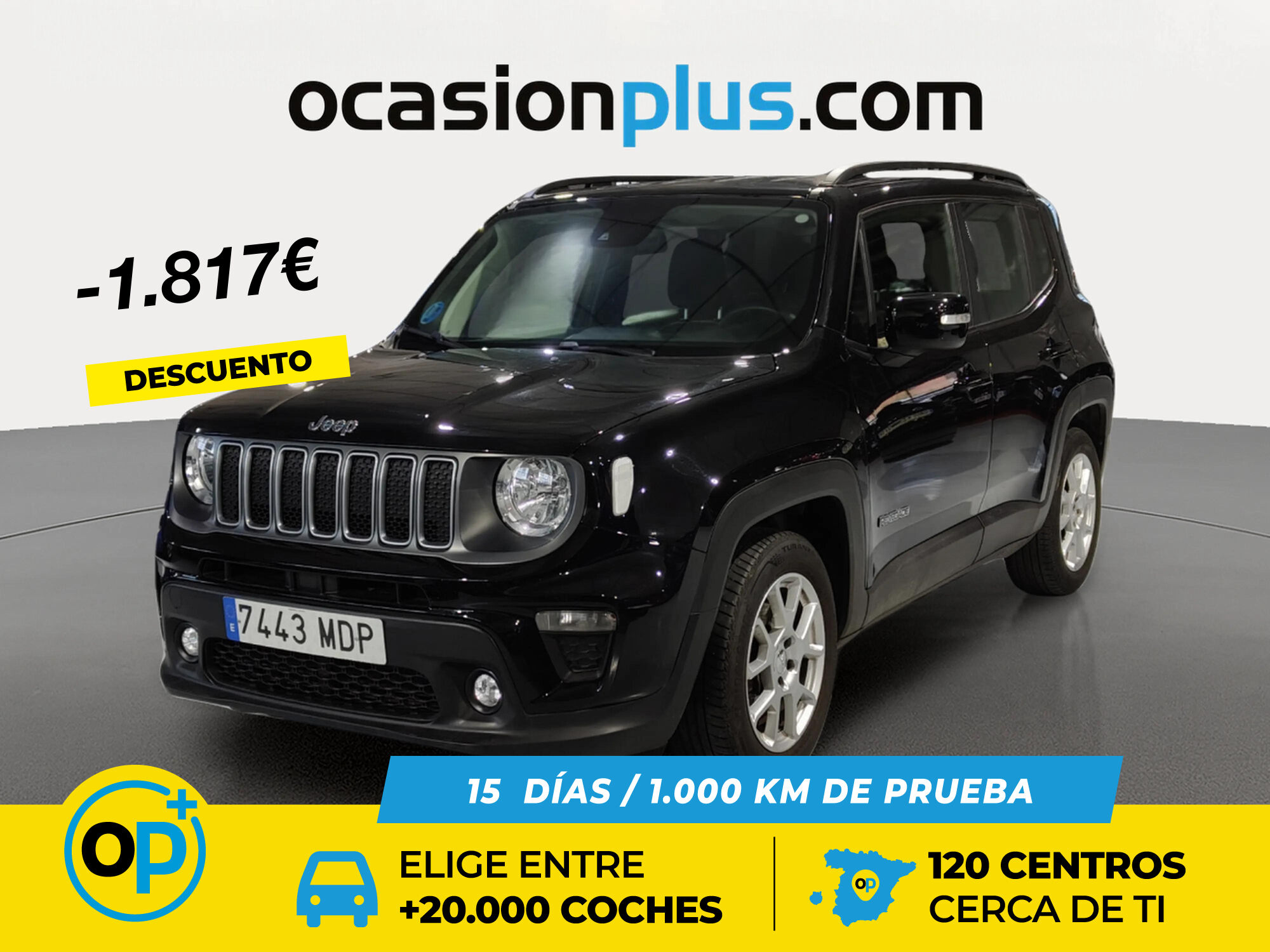 JEEP Renegade (eHybrid 1.5 Limited ATX 96 kW (130 CV)) en Madrid