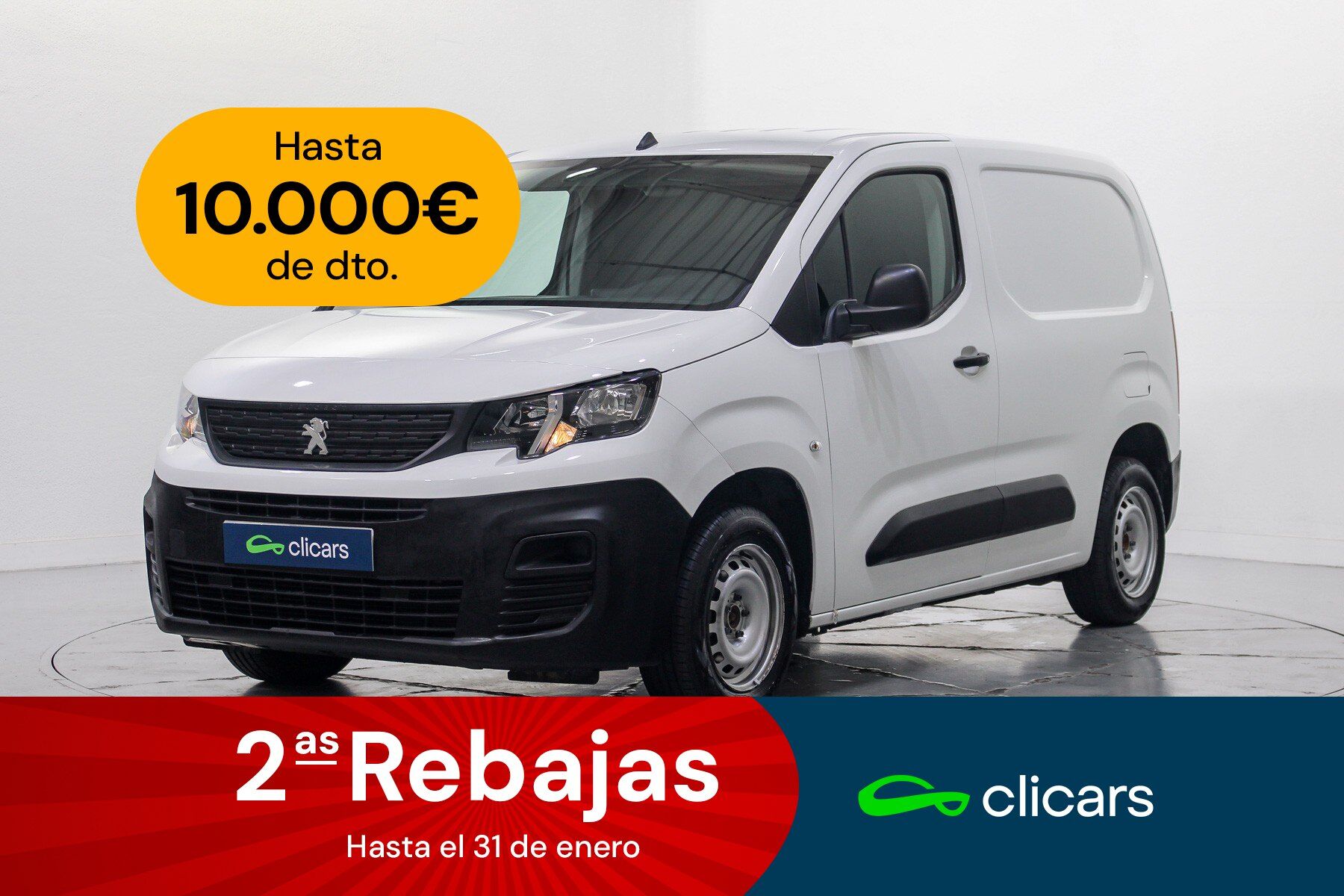 PEUGEOT Partner (Partner 1.5BlueHDI S&S Pro Standard 600kg 100) en Madrid