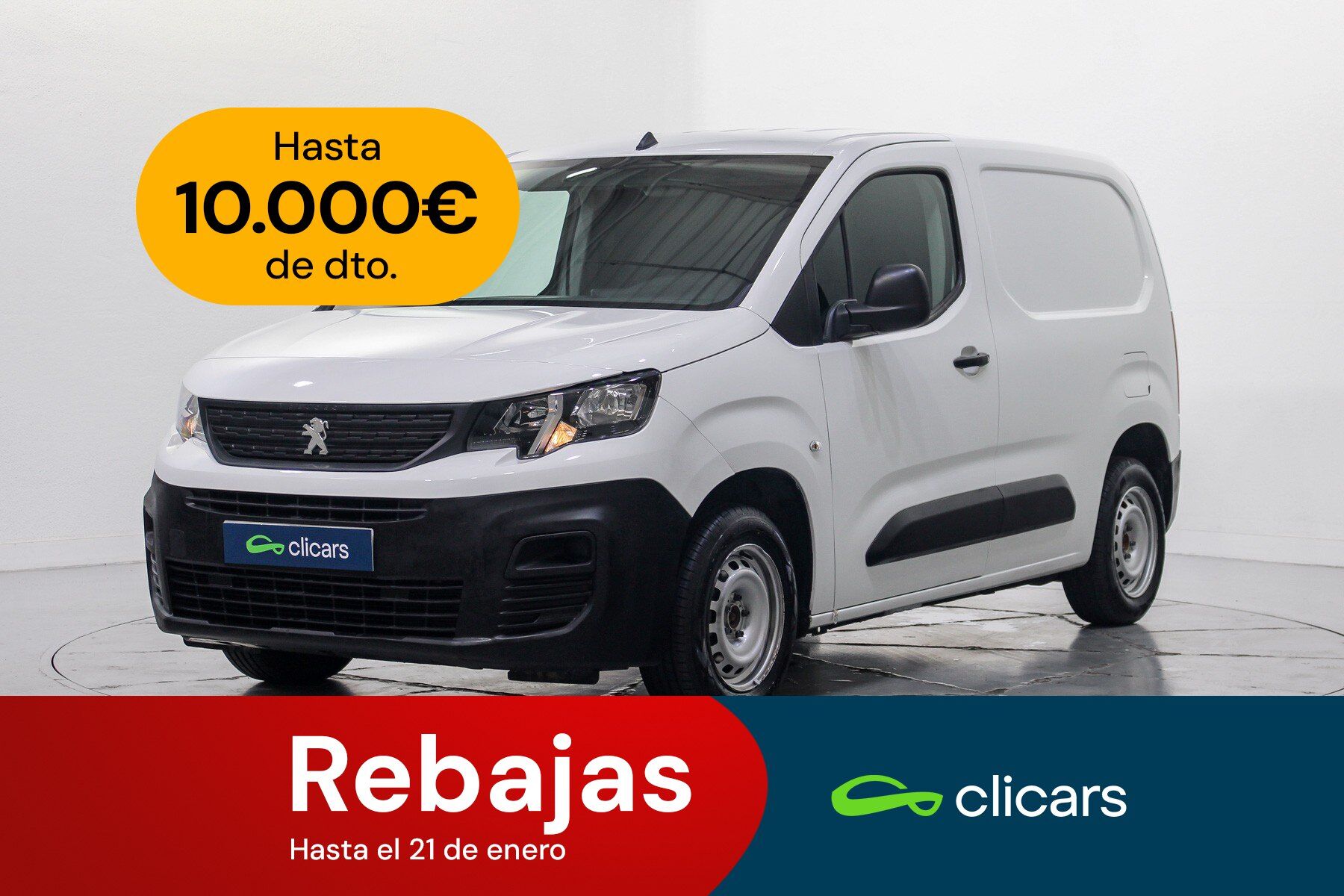 PEUGEOT Partner (Partner 1.5BlueHDI S&S Pro Standard 600kg 100) en Madrid