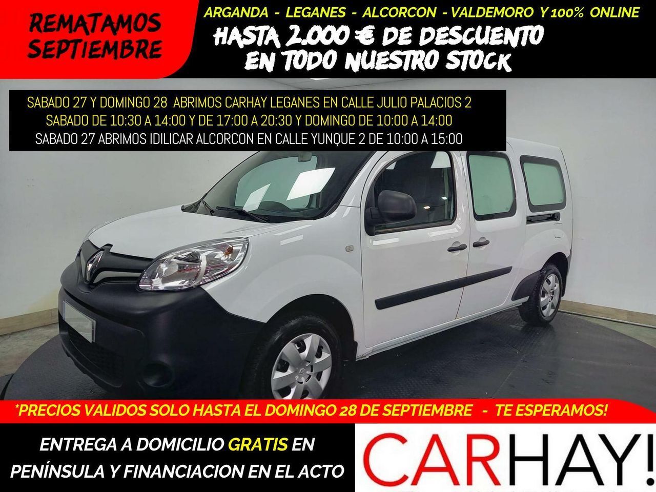RENAULT Kangoo (EXPRESS MAXI 1.5 Blue 95CV Grand Confort) en Madrid