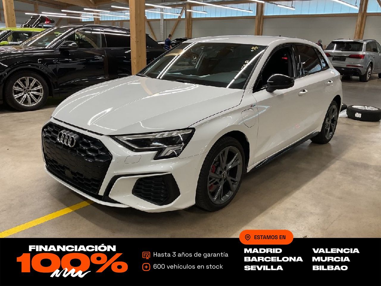 AUDI A3 (Sportback Black 45 TFSI e Comp S tronic) en Madrid