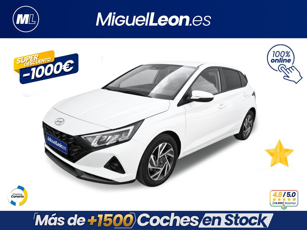 HYUNDAI i20 (1.0 TGDI Klass) en Palmas, Las