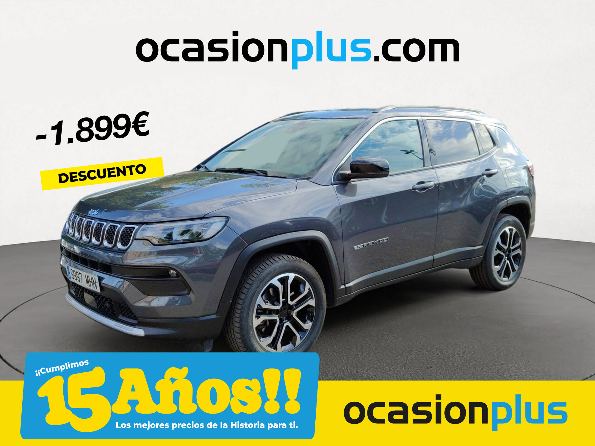JEEP Compass (1.3 PHEV Limited AWD AT 140 kW (190 CV)) en Madrid