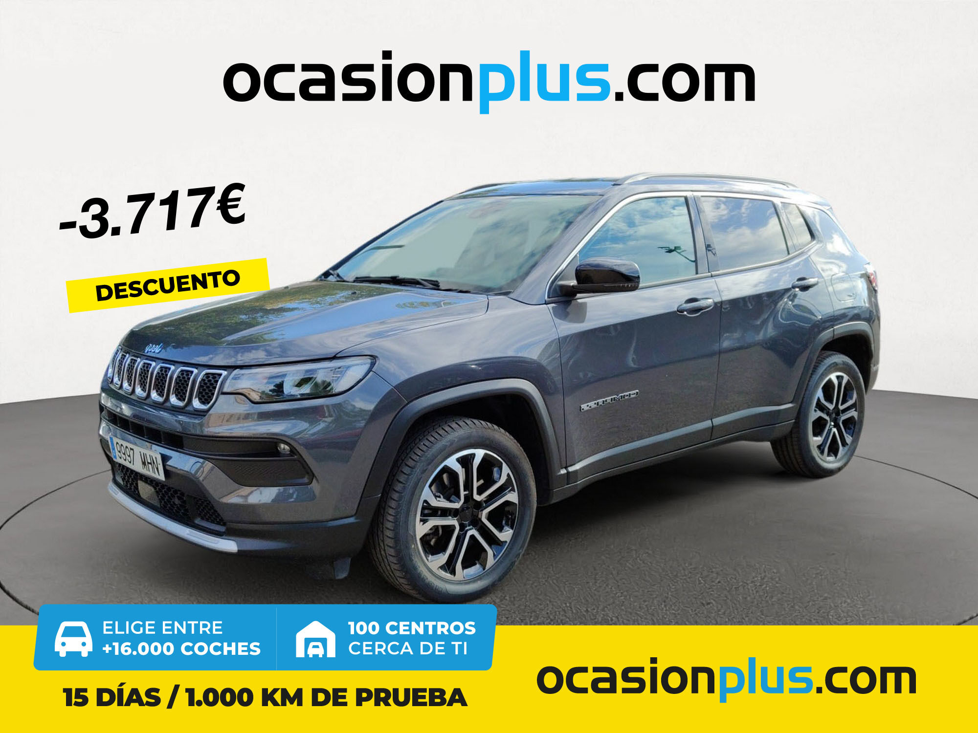 JEEP Compass (1.3 PHEV Limited AWD AT 140 kW (190 CV)) en Madrid