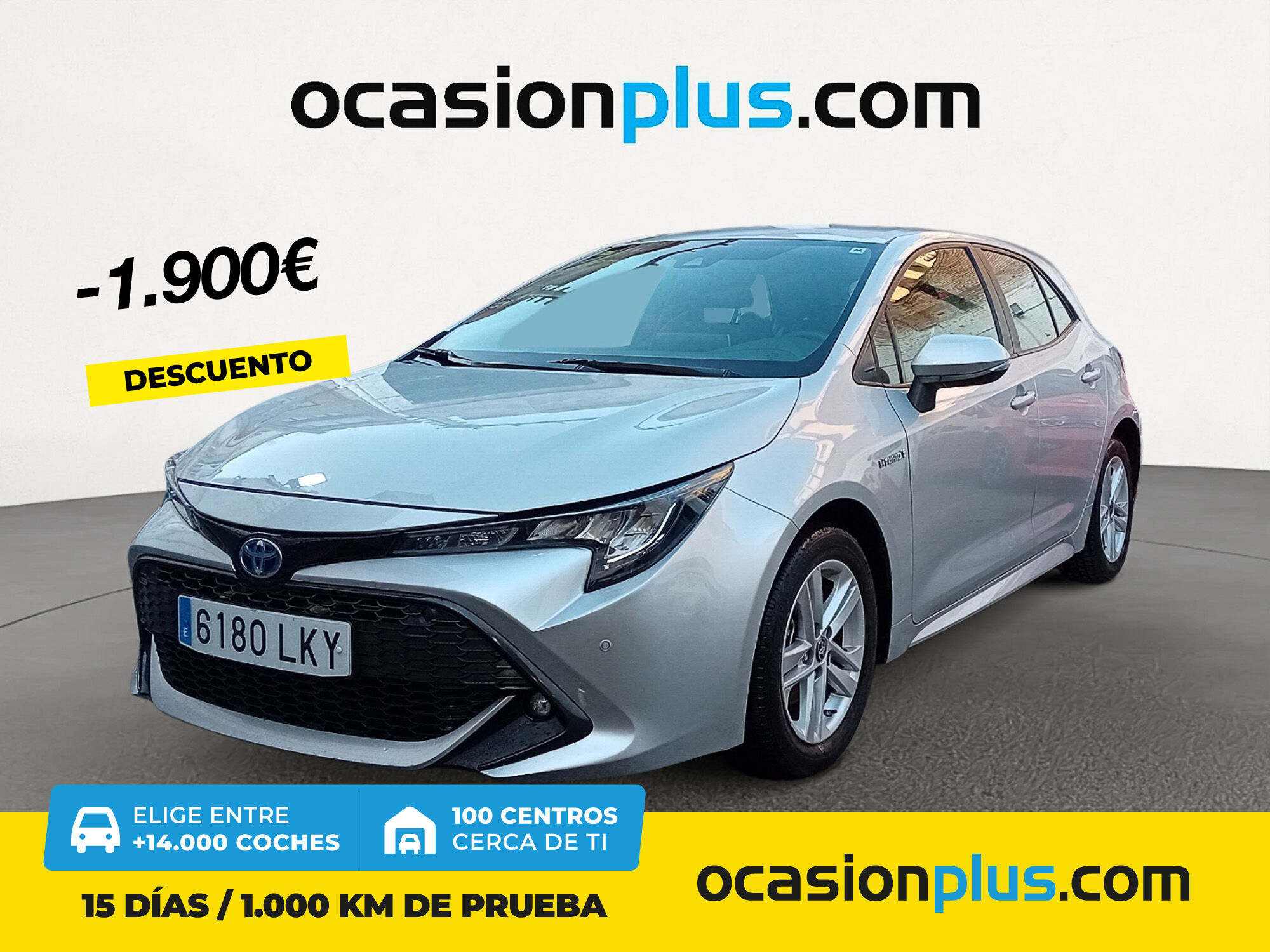TOYOTA Corolla (1.8 125 Híbrido Active Tech E-CVT 90 kW (122 CV)) en Madrid