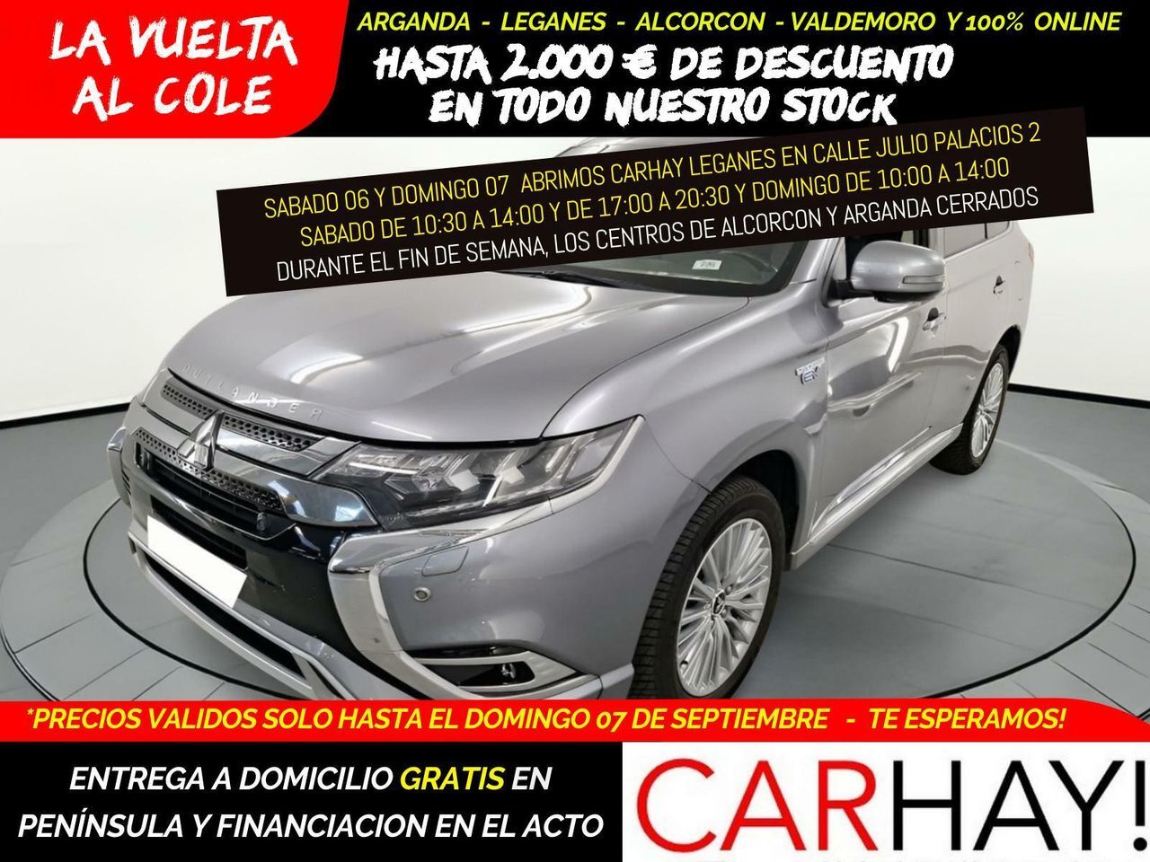 MITSUBISHI Outlander (2.4i 4WD PHEV Business Edition SDA-NAV) en Madrid