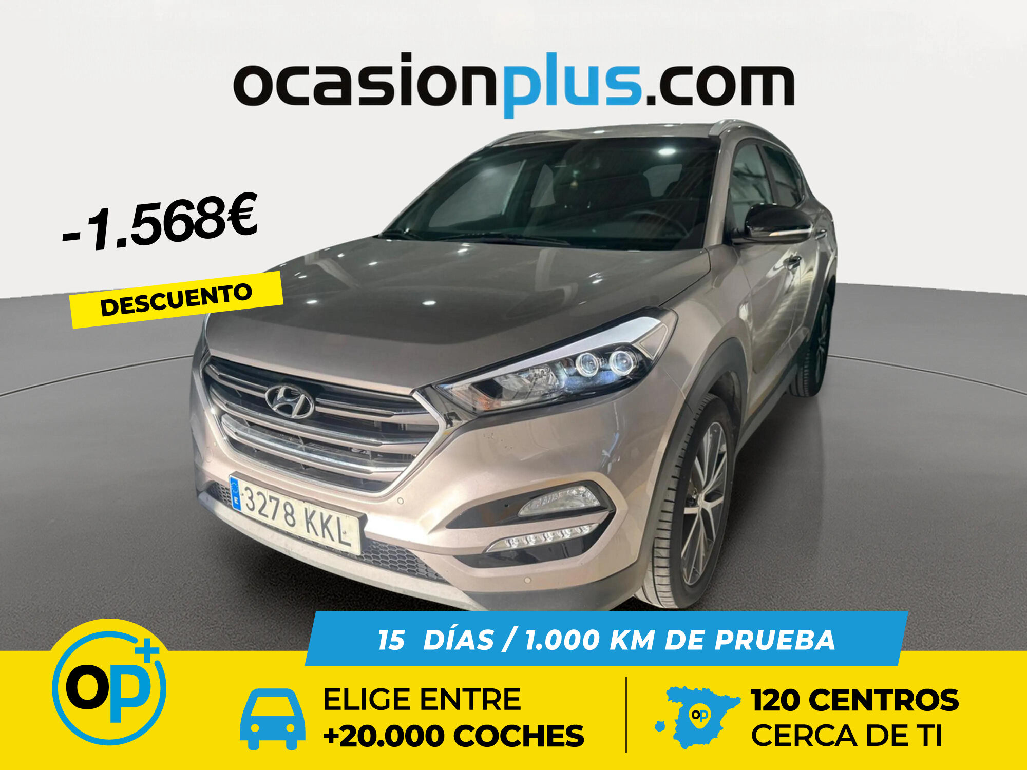 HYUNDAI Tucson (1.7 CRDI BlueDrive Go! 4x2 85 kW (115 CV)) en Madrid