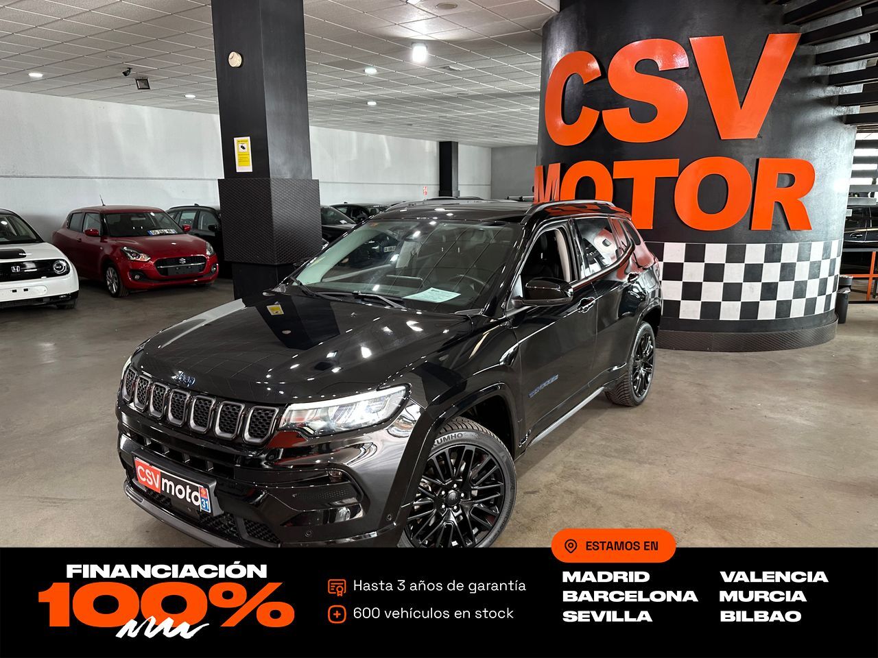 JEEP Compass (4Xe 1.3 PHEV 177kW (240CV) S AT AWD) en Madrid