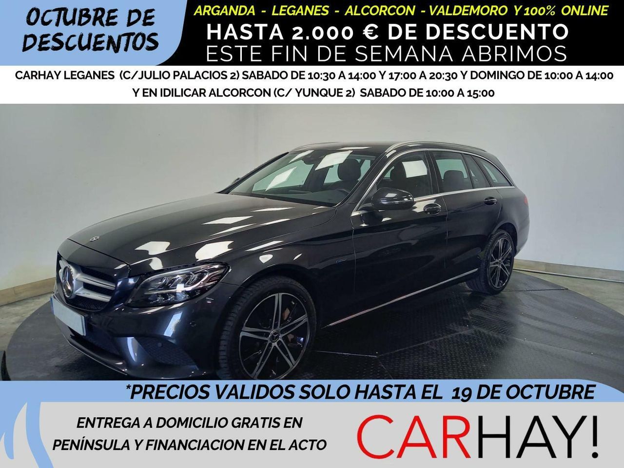MERCEDES Clase C (BREAK 2.0 C 300 DE BUSINESS SOLUTION AUT) en Madrid