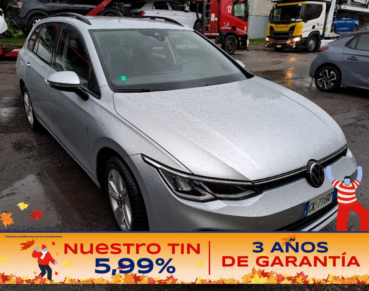 VOLKSWAGEN Golf (Life 1.5 eTSI 96kW (130CV) DSG Variant) en Madrid