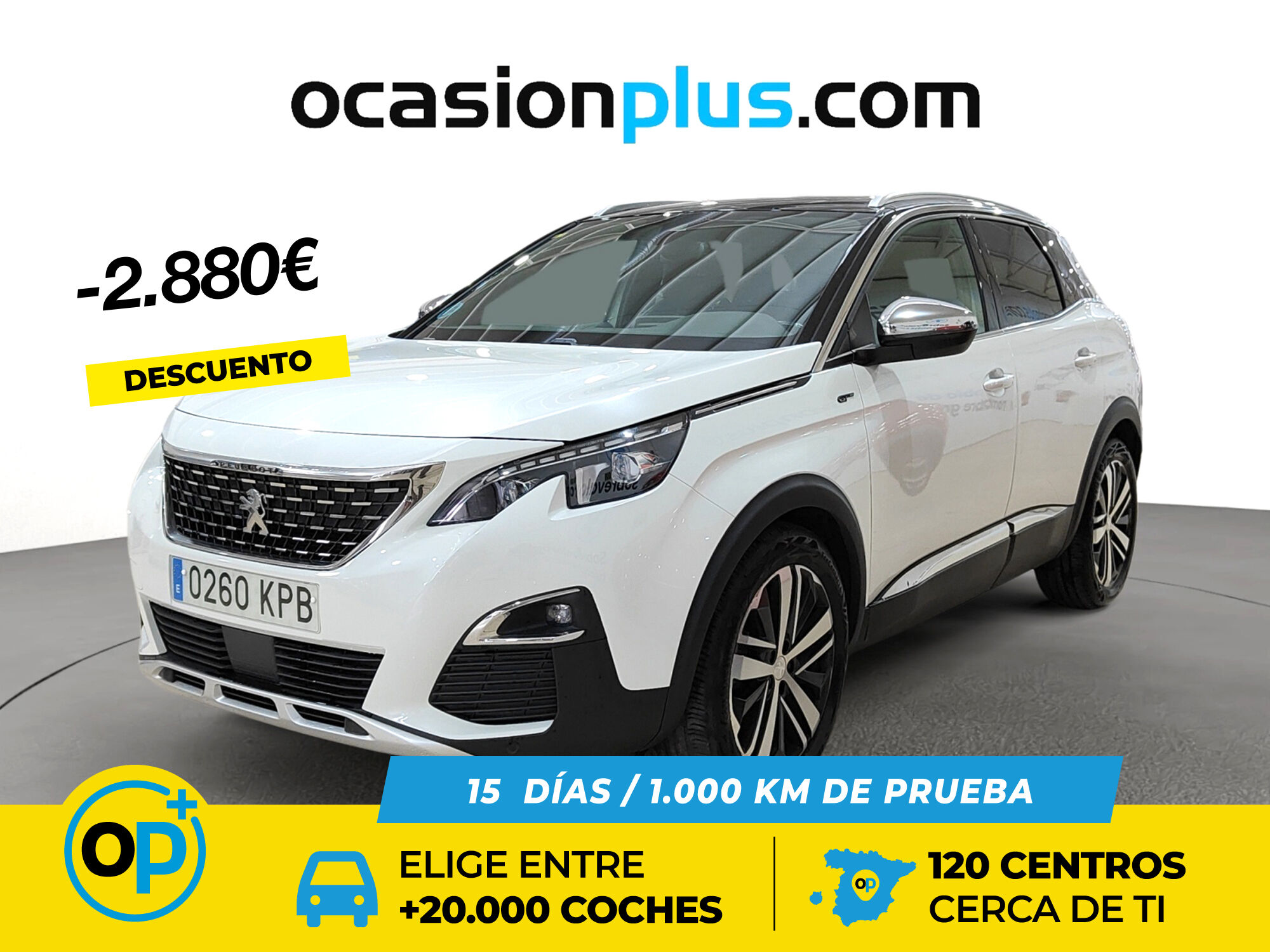 PEUGEOT 3008 (BlueHDi 180 S&S GT EAT8 132 kW (180 CV)) en Madrid