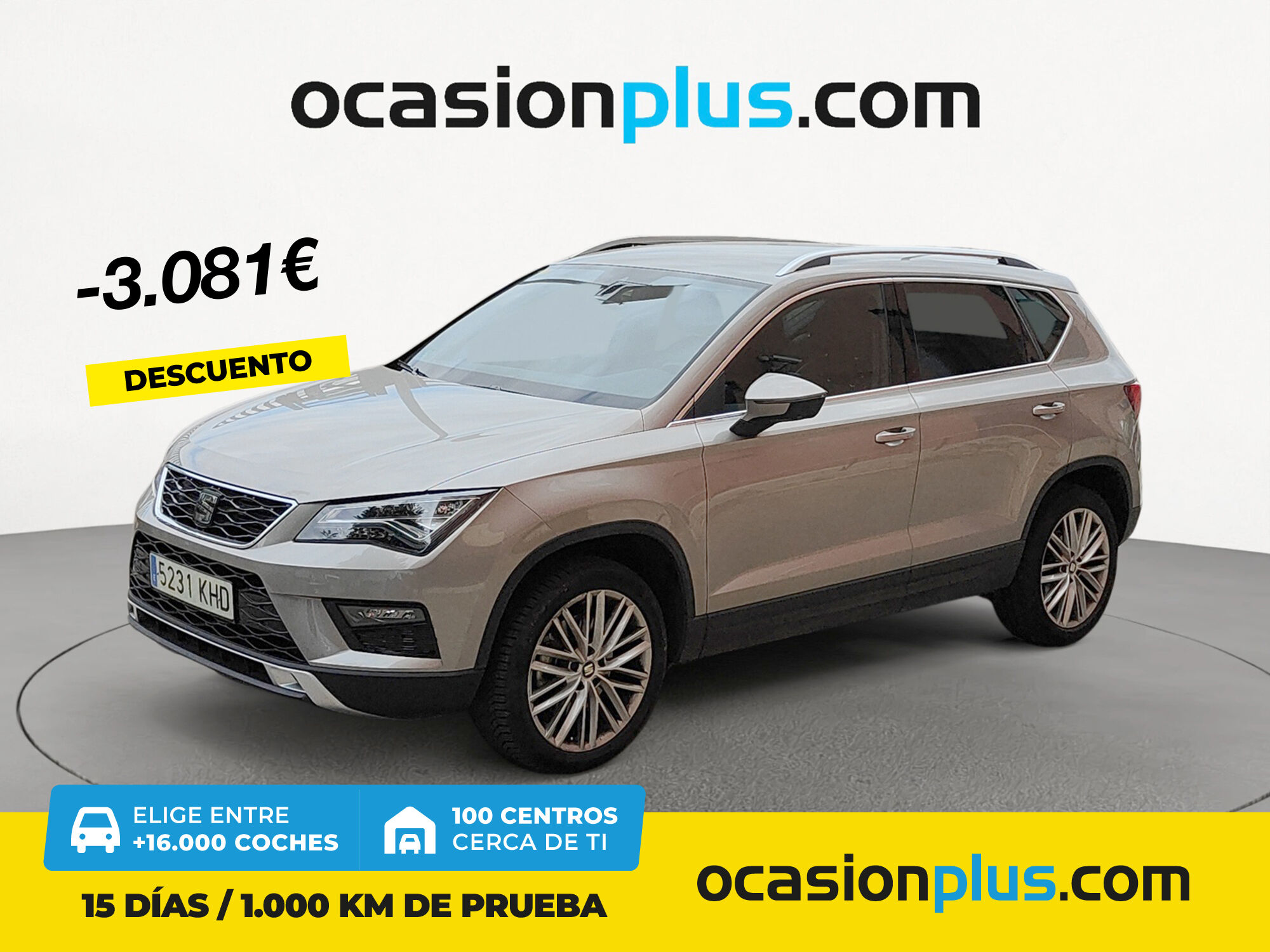 SEAT Ateca (1.4 EcoTSI S&S Xcellence DSG 110 kW (150 CV)) en Madrid