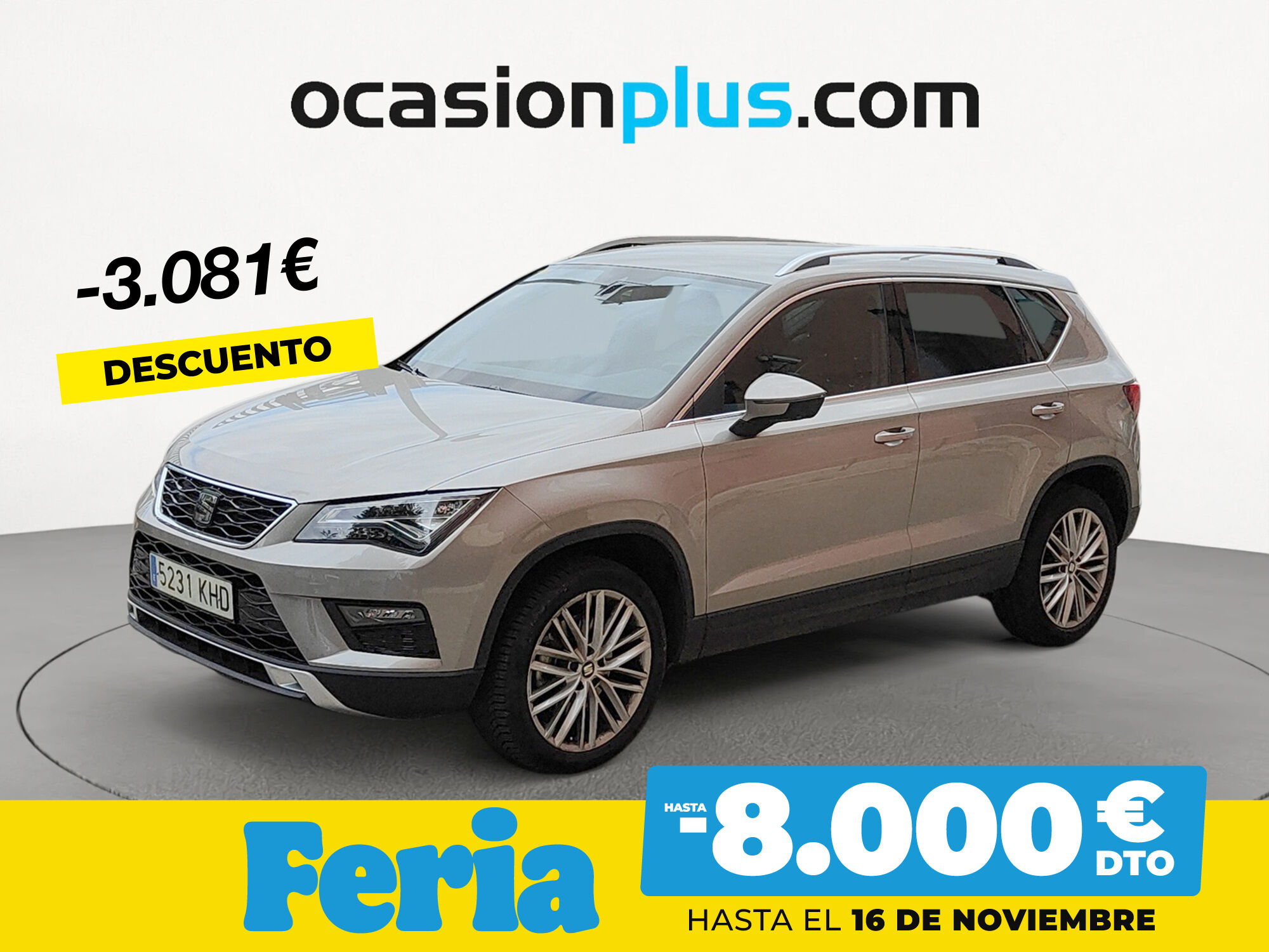 SEAT Ateca (1.4 EcoTSI S&S Xcellence DSG 110 kW (150 CV)) en Madrid