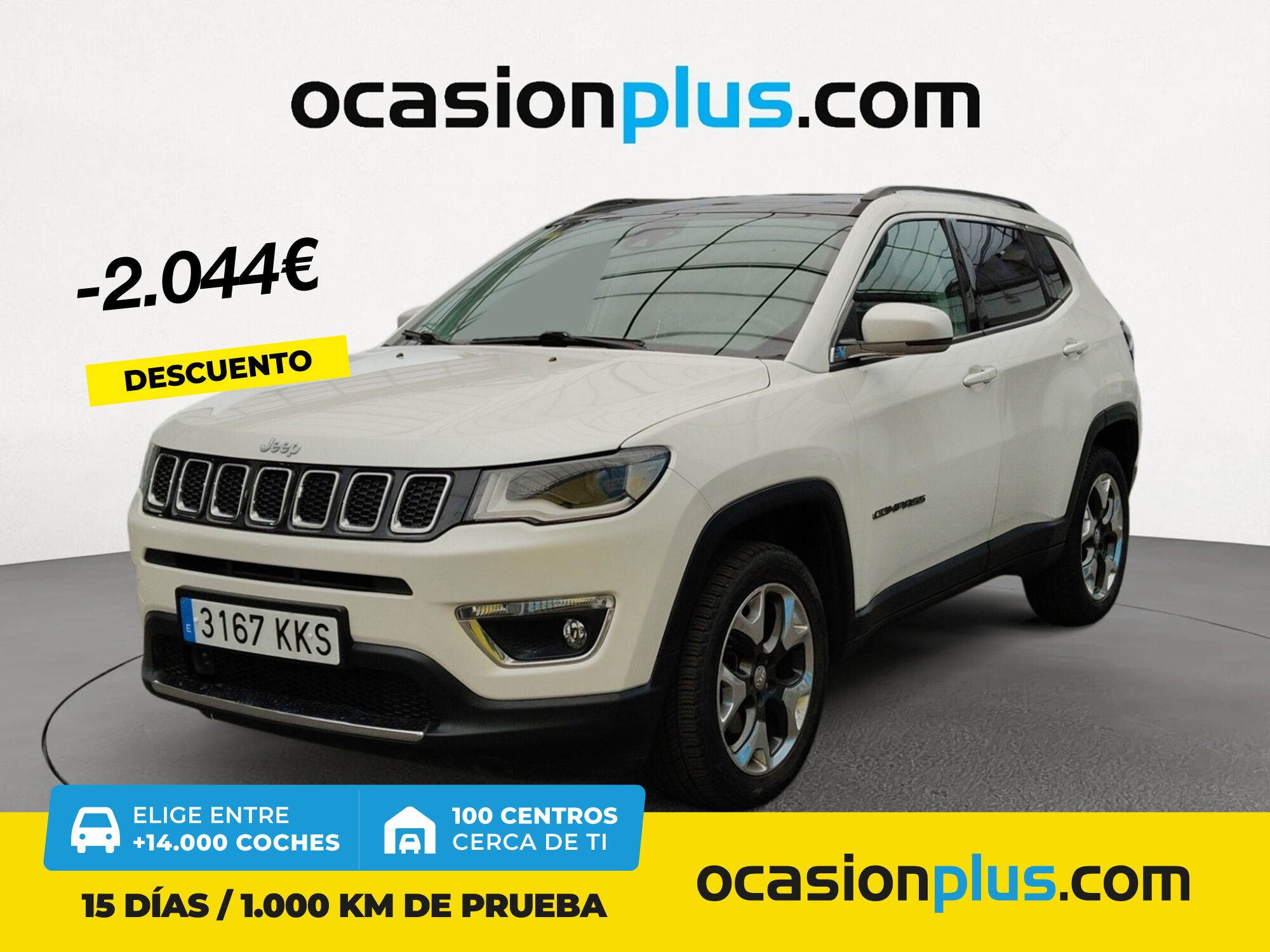 JEEP Compass (2.0 Multijet Limited 4x4 AD Auto 103 kW (140 CV)) en Madrid