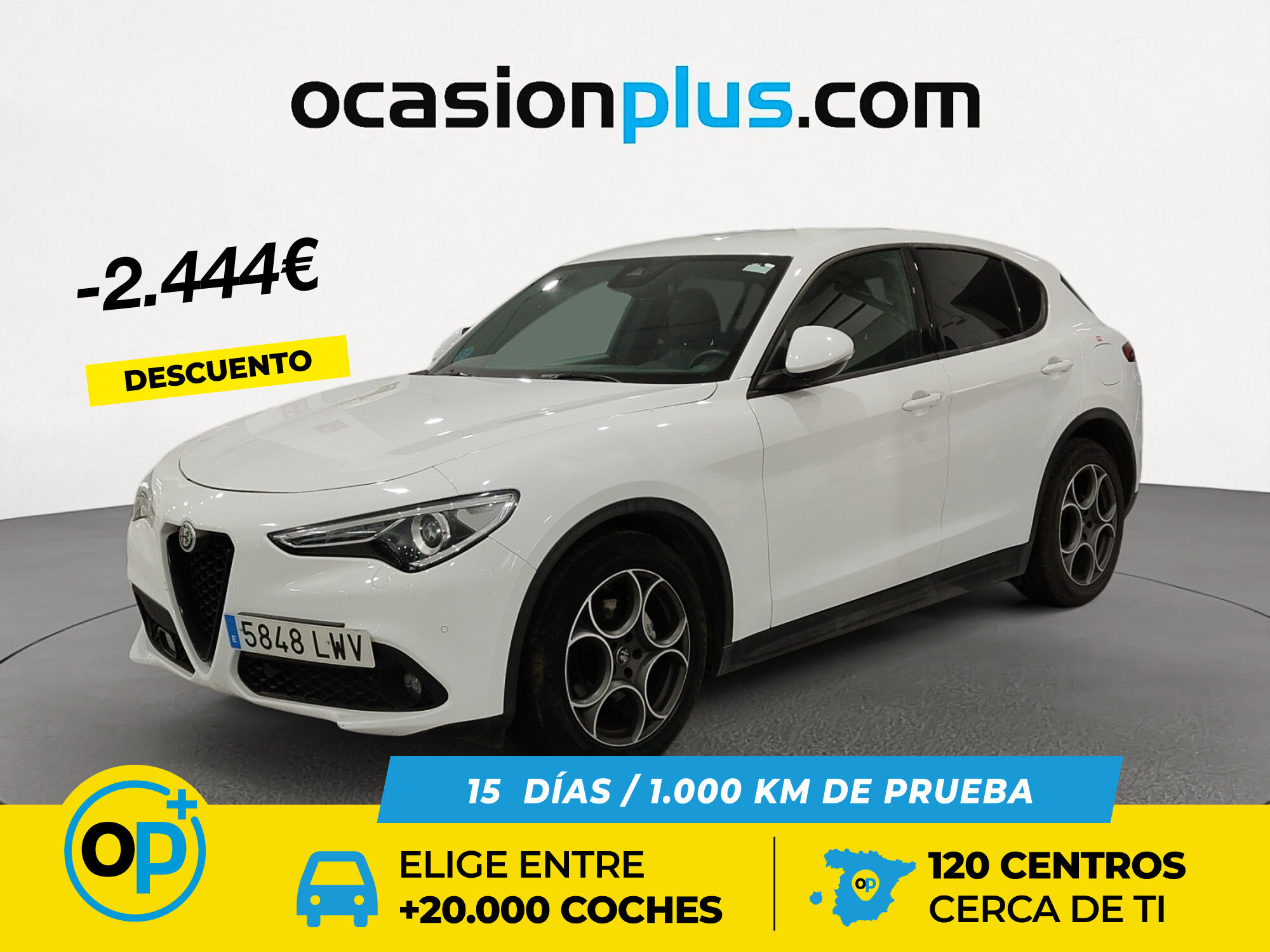 ALFA ROMEO Stelvio (2.2 Diesel Sprint RWD 118 kW (160 CV)) en Madrid