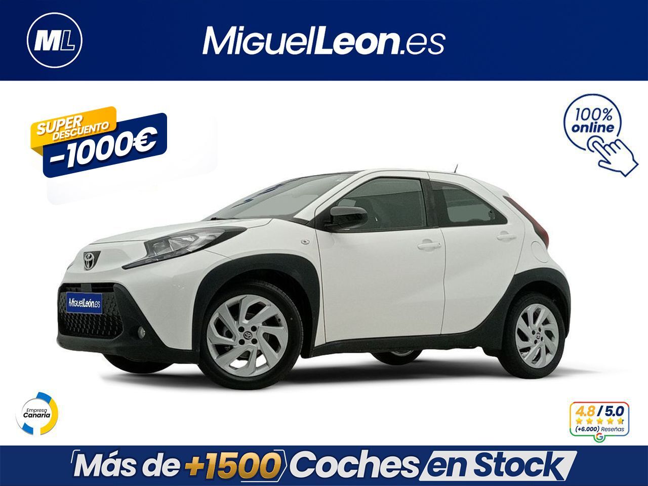 TOYOTA Aygo X Cross (1.0 VVT-I 72CV Play) en Palmas, Las