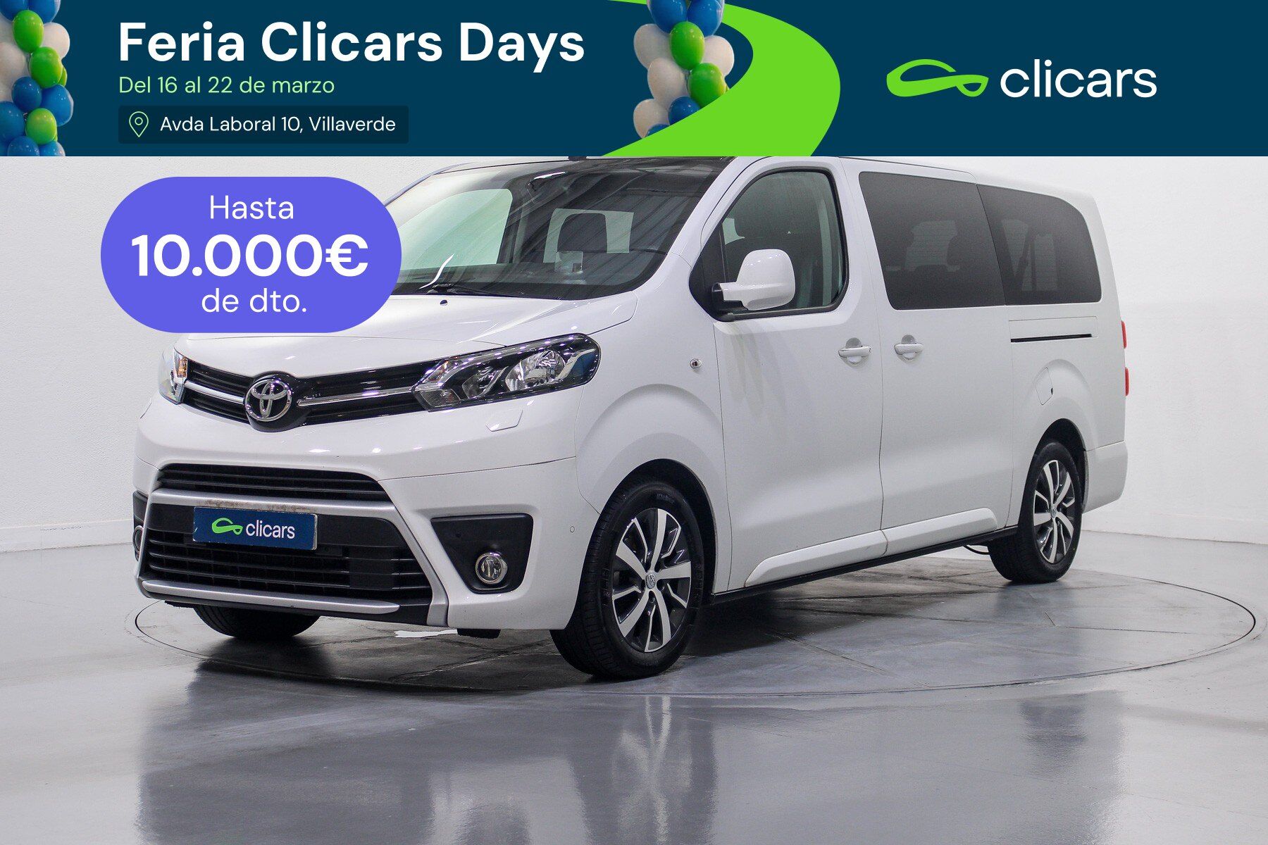 Foto del TOYOTA Proace Verso Shuttle Medio 2.0D 9pl. Active+ 2PL Aut. 180