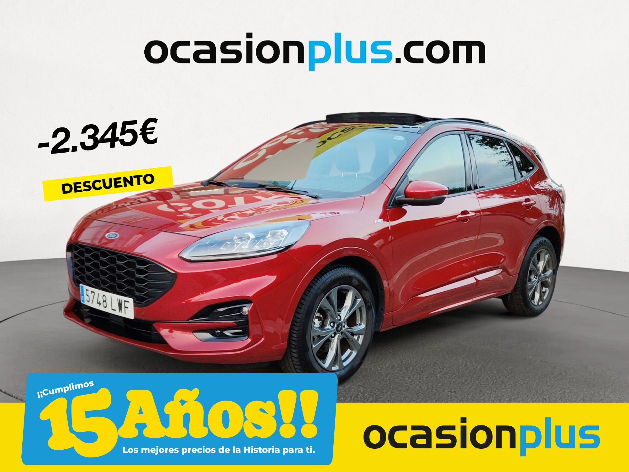 FORD Kuga (2.5 Duratec FHEV ST-Line X 4x2 Auto 140 kW (190 CV)) en Madrid