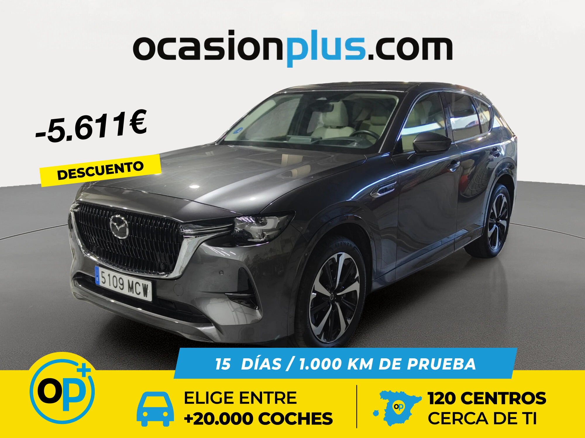 MAZDA CX-60 (2.5 e-Skyactiv PHEV Takumi 241 kW (327 CV)) en Madrid