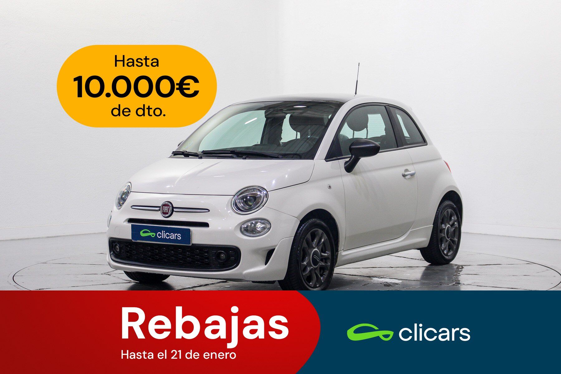 FIAT 500 (500 1.0 Hybrid Connect 52kW) en Madrid