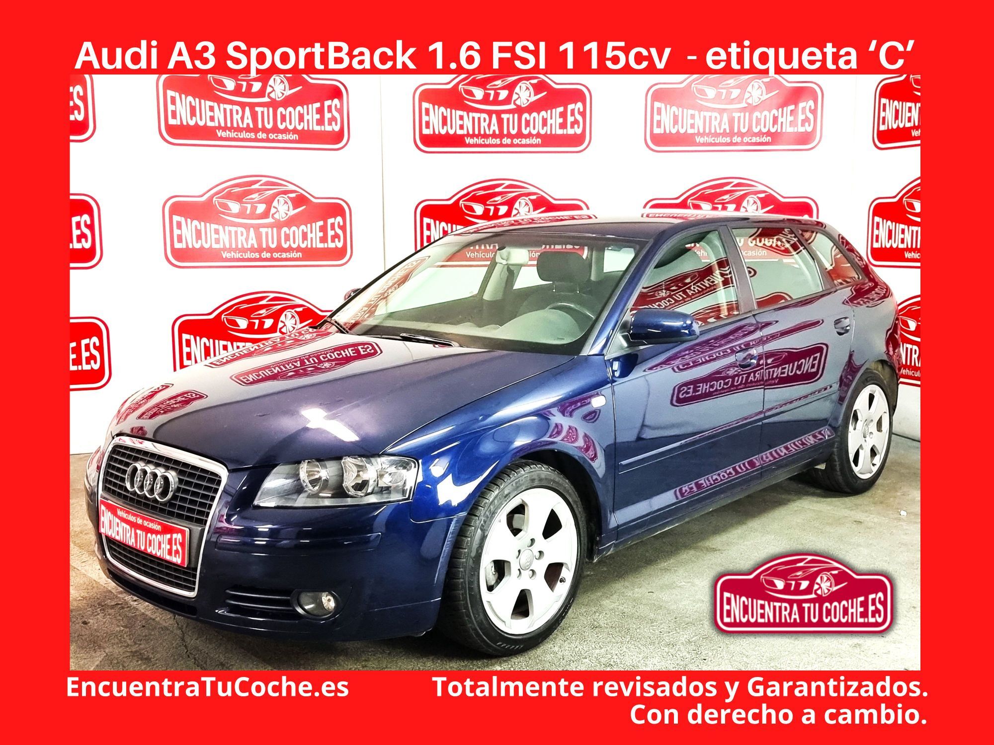 AUDI A3 (Sportback 1.6 FSI Ambition) en Tarragona