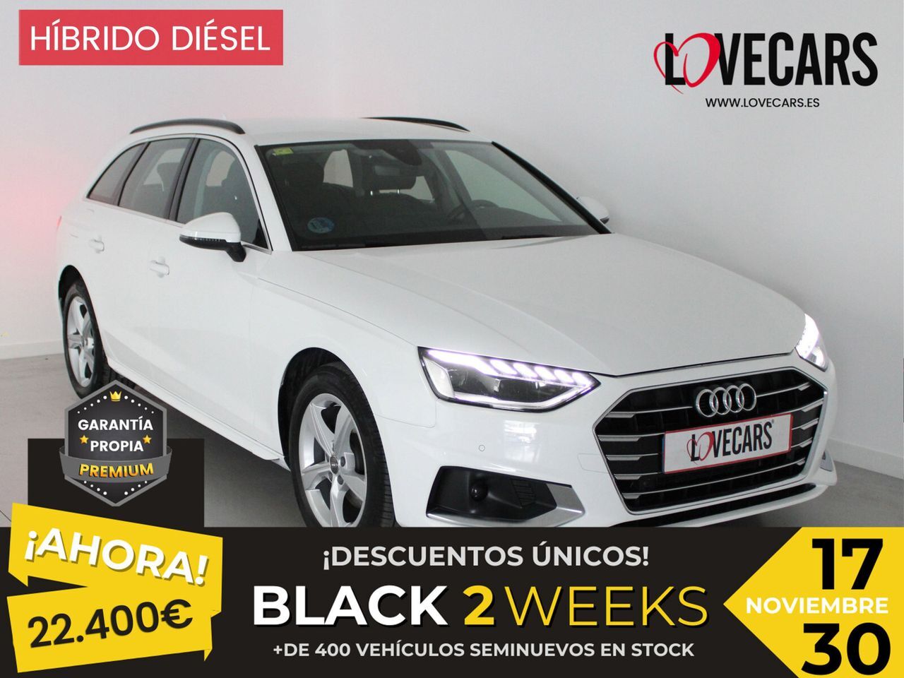 AUDI A4 (Avant Advanced 30 TDI 100kW S tronic) en Pontevedra