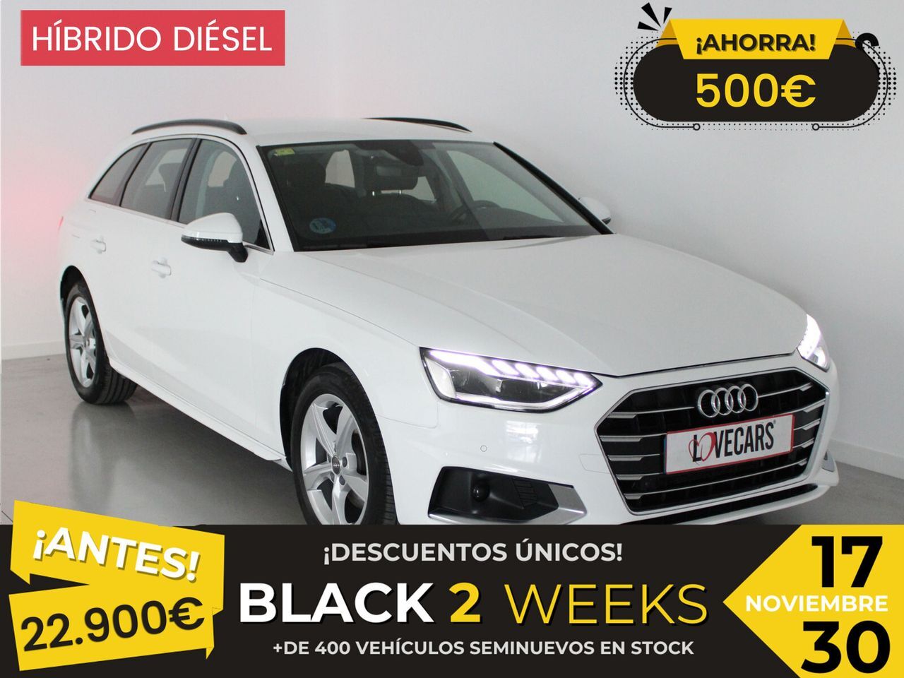 AUDI A4 (Avant Advanced 30 TDI 100kW S tronic) en Pontevedra