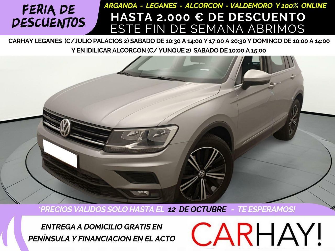 VOLKSWAGEN Tiguan (2.0 TDI BMT SCR 110KW COMFORTLINE 5D) en Madrid