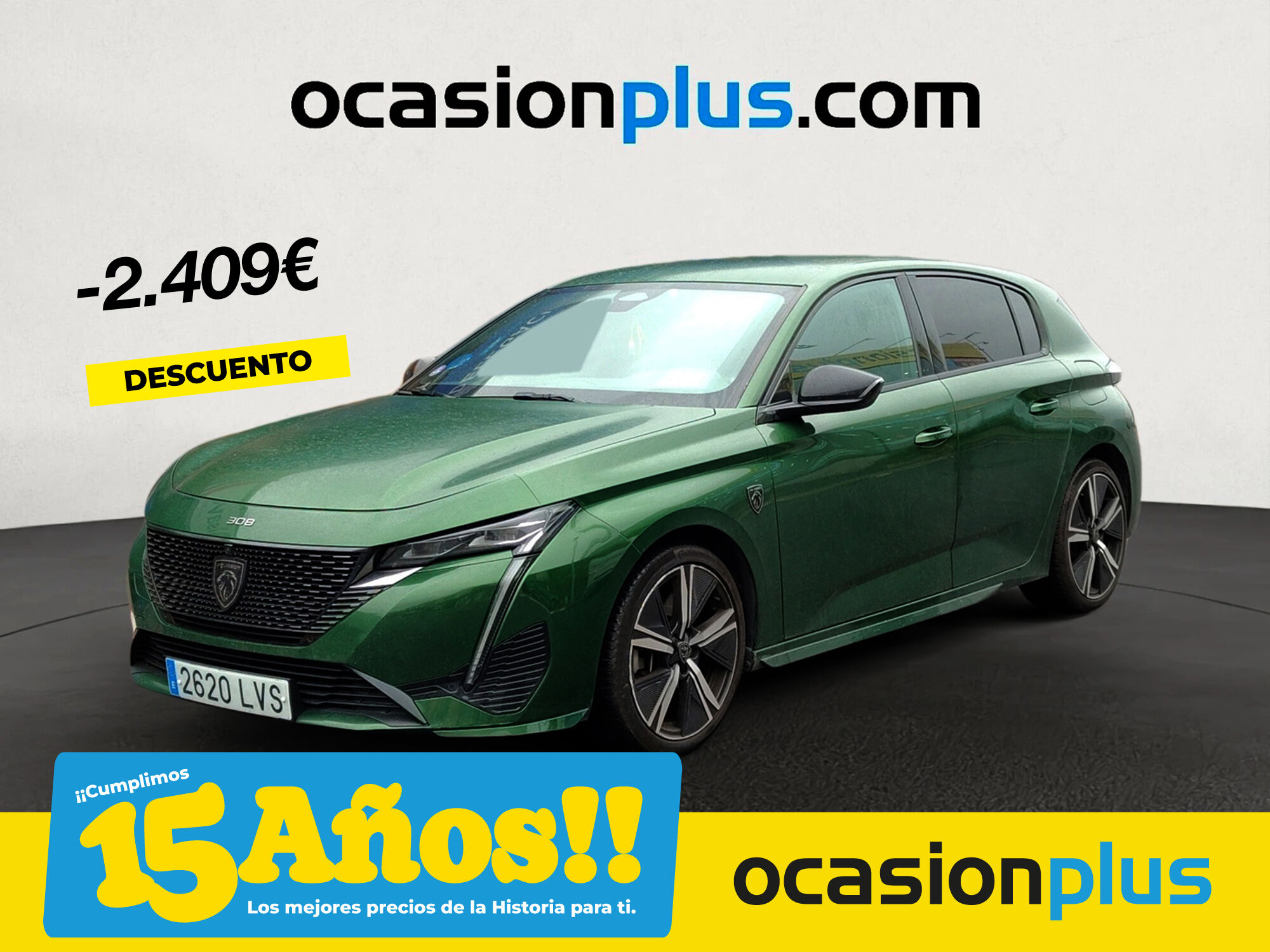 PEUGEOT 308 (Hybrid 225 GT eEAT8 165 kW (225 CV)) en Madrid